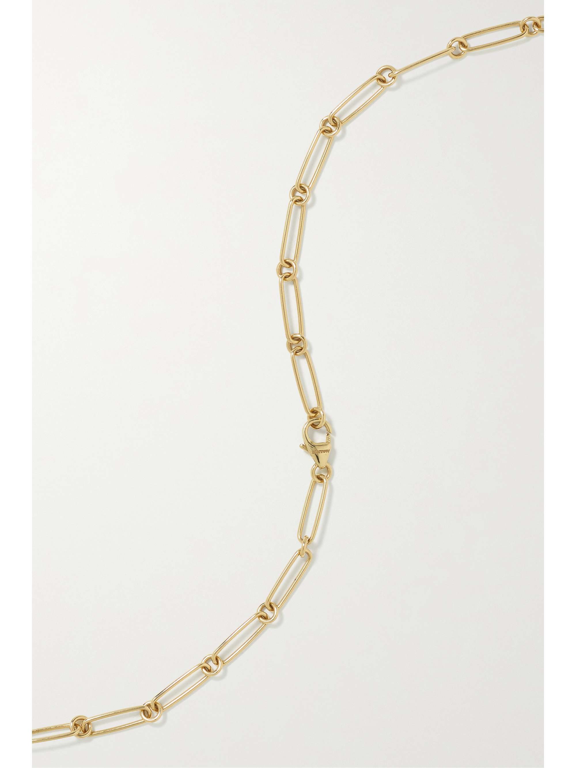 STORROW Alana + Sadie 14-karat gold multi-stone necklace