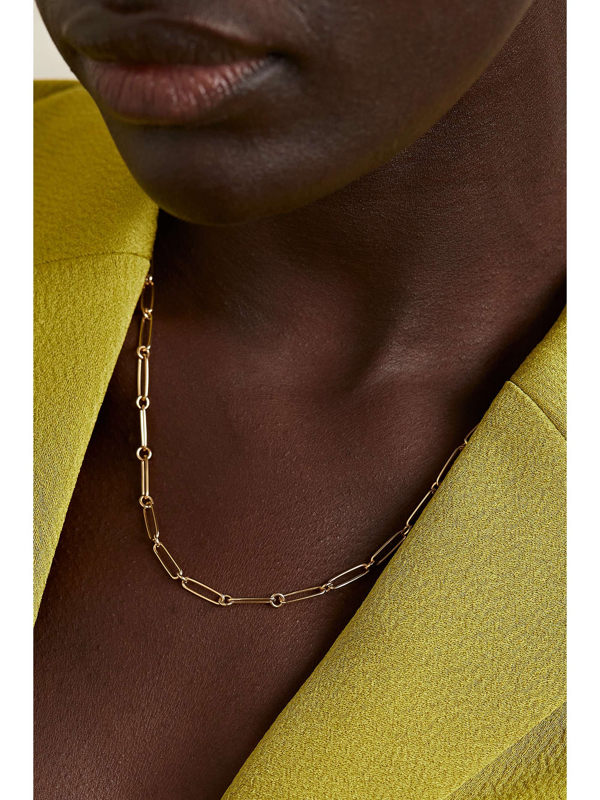 STORROW Alana + Sadie 14-karat gold multi-stone necklace