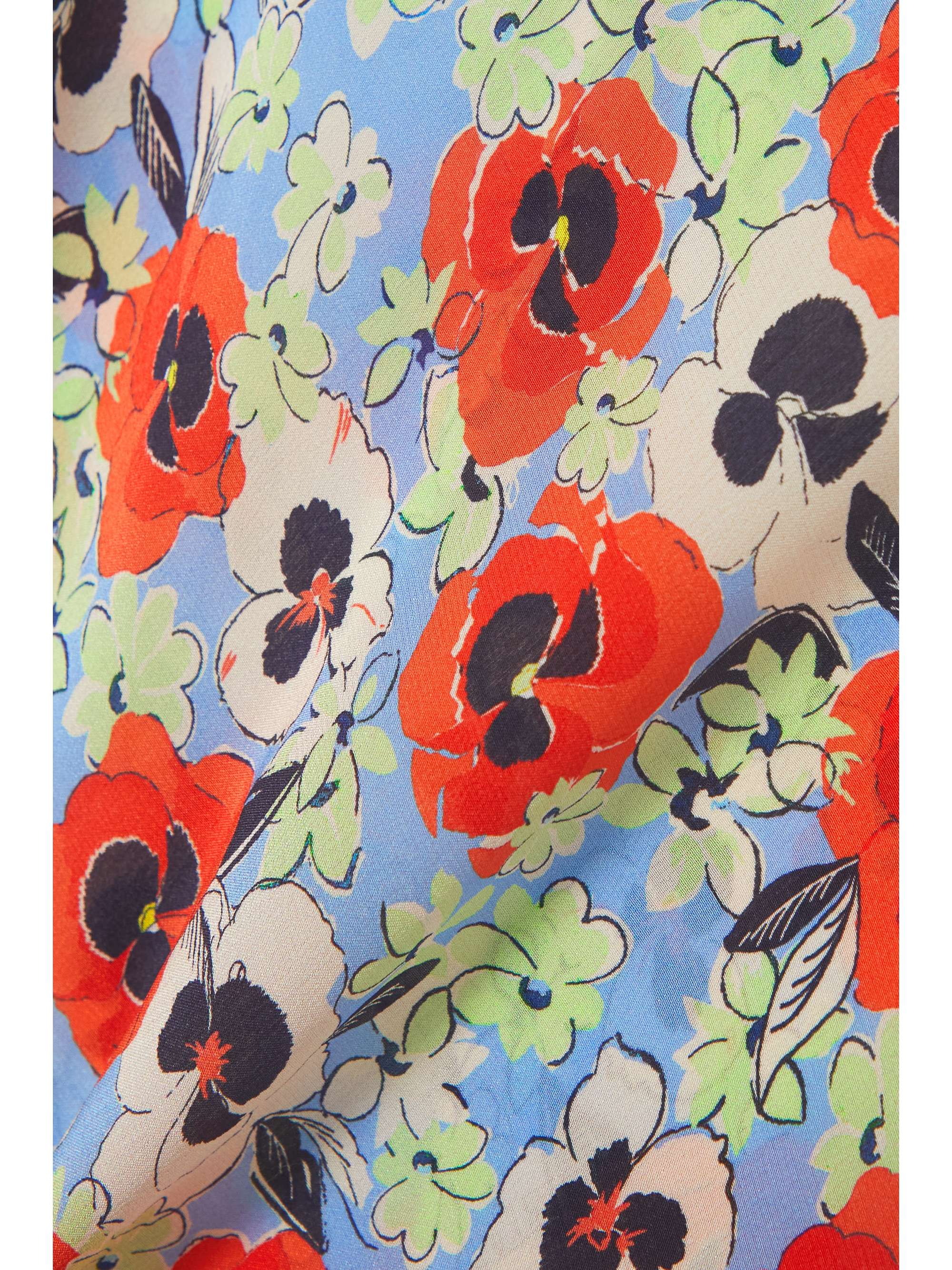 RIXO Gio floral-print silk-chiffon midi dress