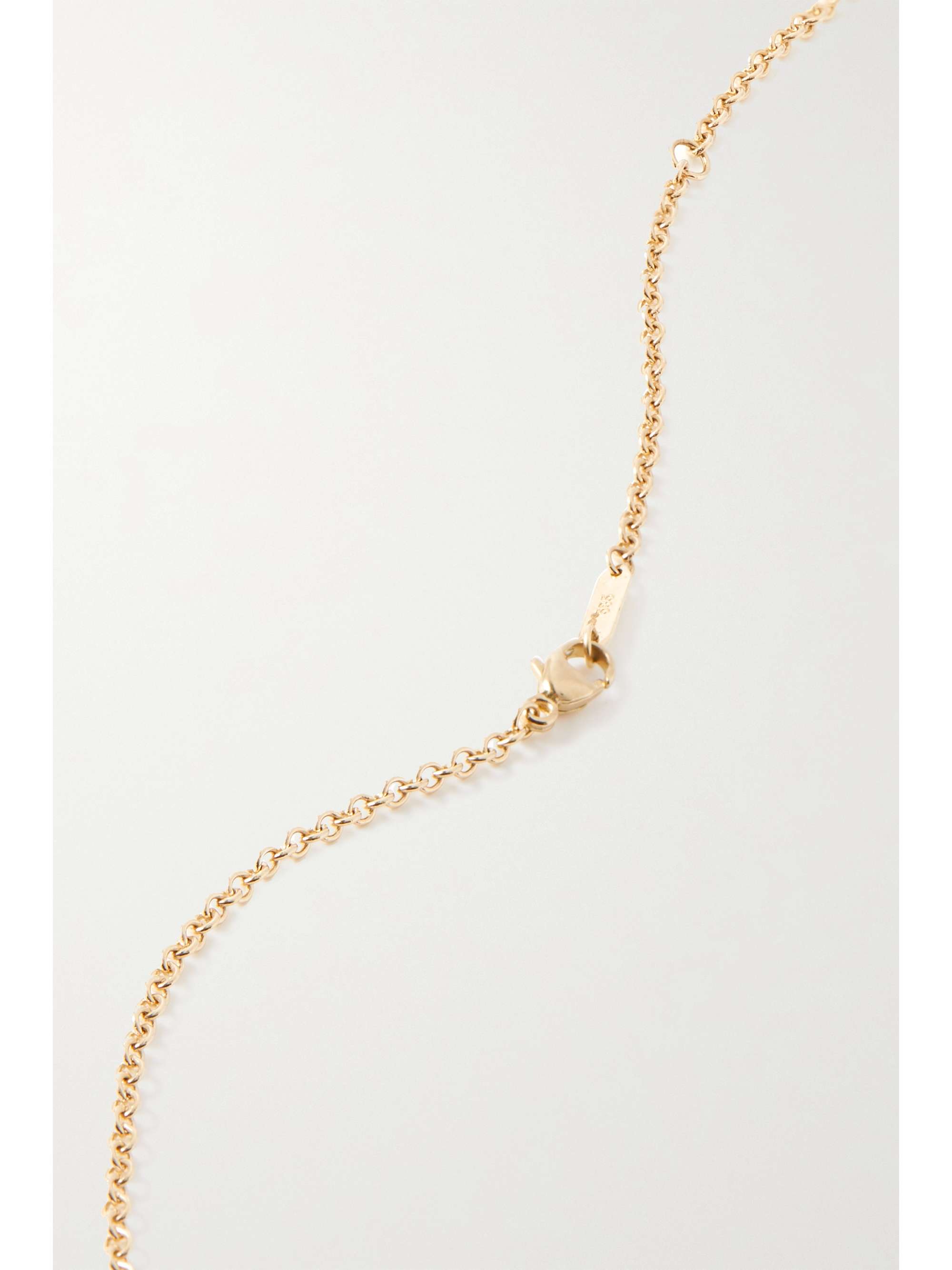 WWAKE Borealis Pendant No. 7 14-karat recycled gold opal necklace