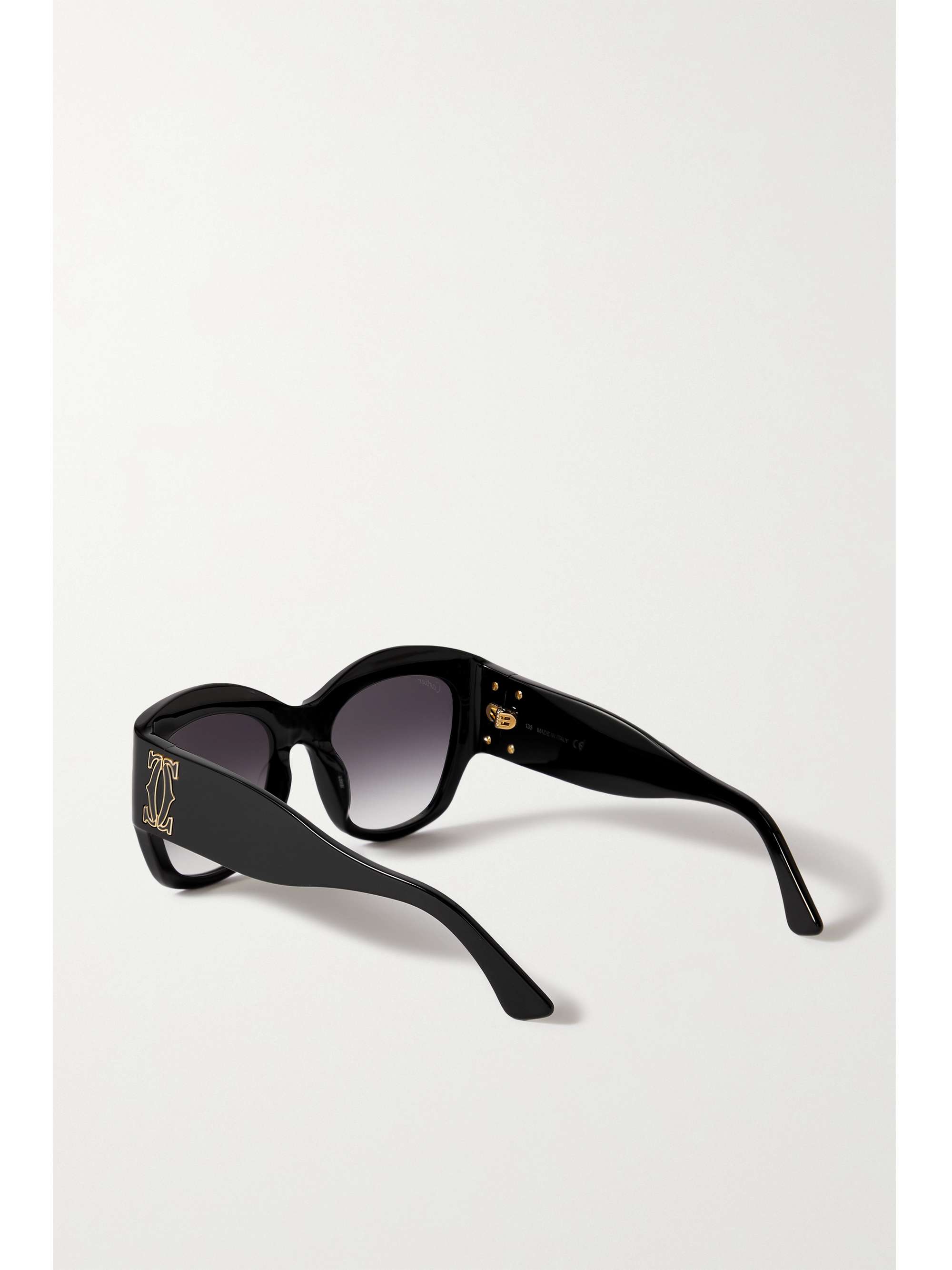 CARTIER EYEWEAR Décor C de Cartier square-frame acetate sunglasses