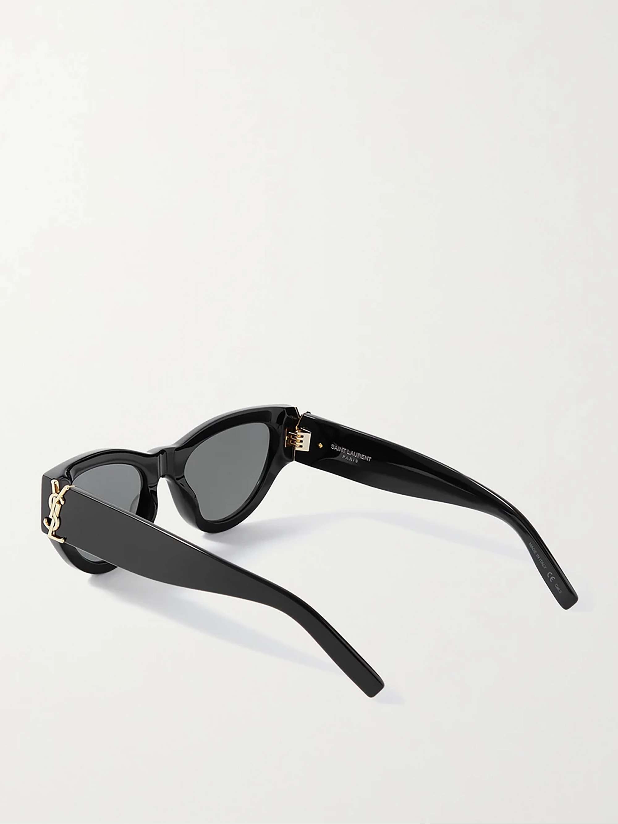 SAINT LAURENT EYEWEAR YSL oversized cat-eye acetate sunglasses