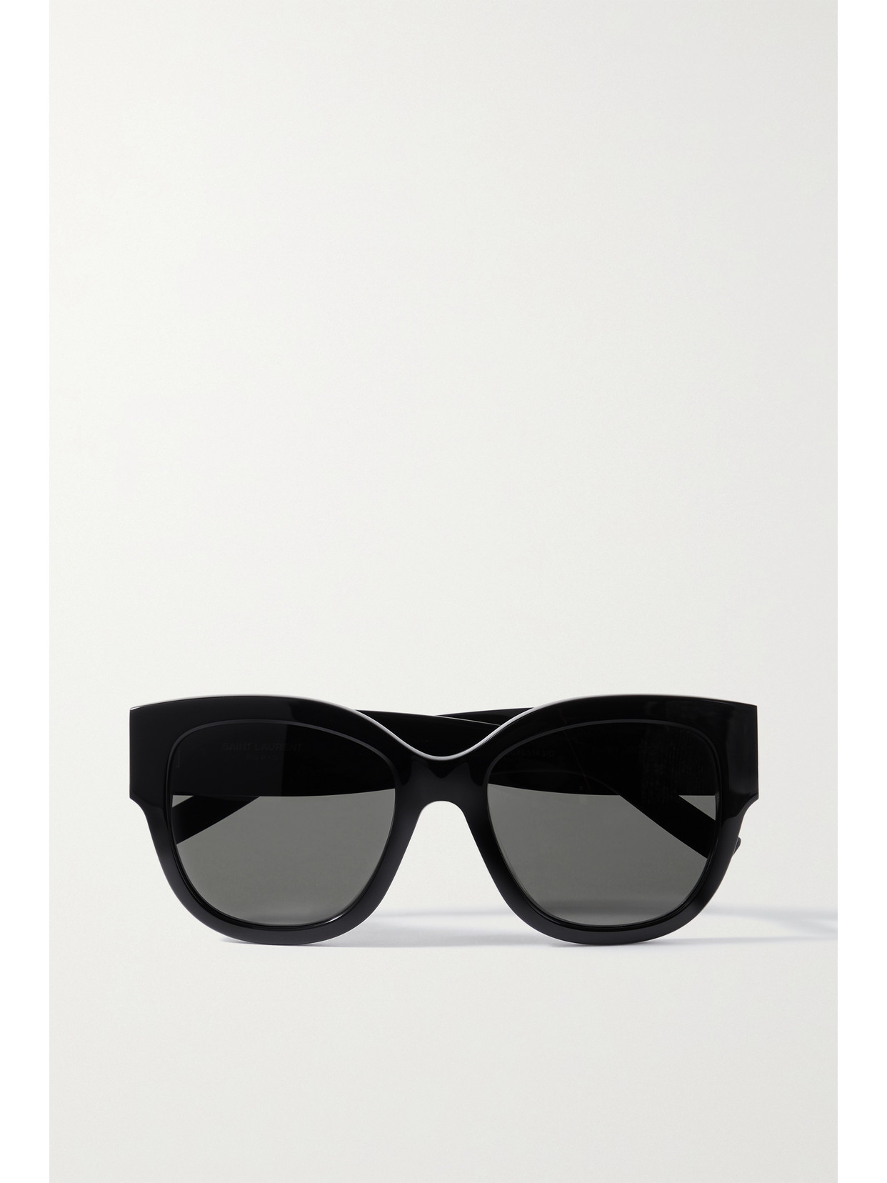 SAINT LAURENT SQUARE-FRAME ACETATE SUNGLASSES