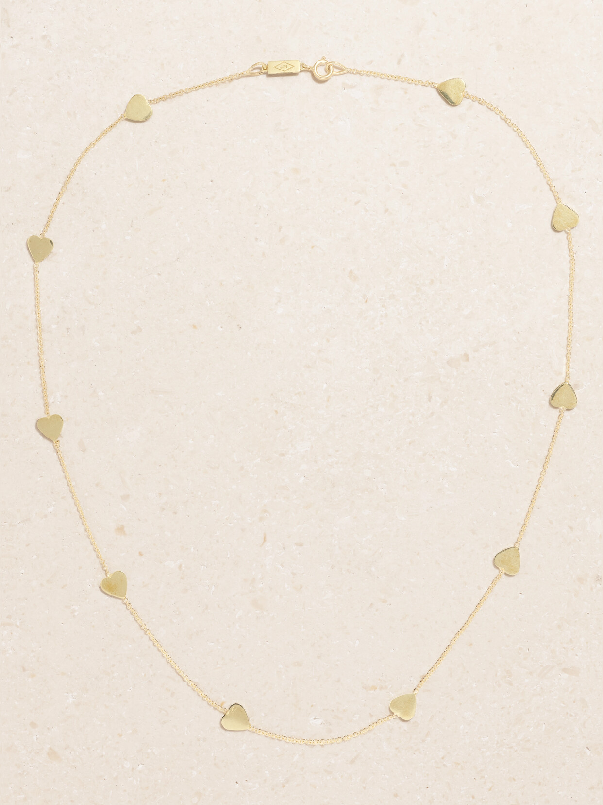 Jennifer Meyer Heart-by-the-inch 18-karat Gold Necklace