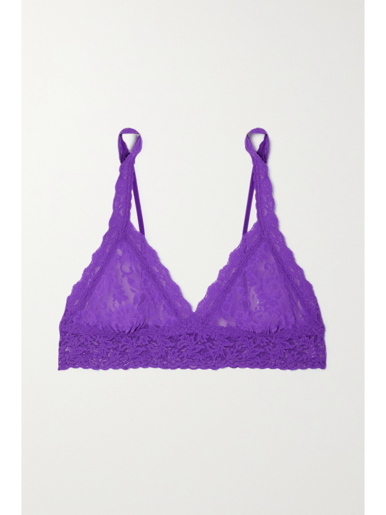 HANKY PANKY + NET SUSTAIN SIGNATURE STRETCH-LACE SOFT-CUP TRIANGLE BRALETTE