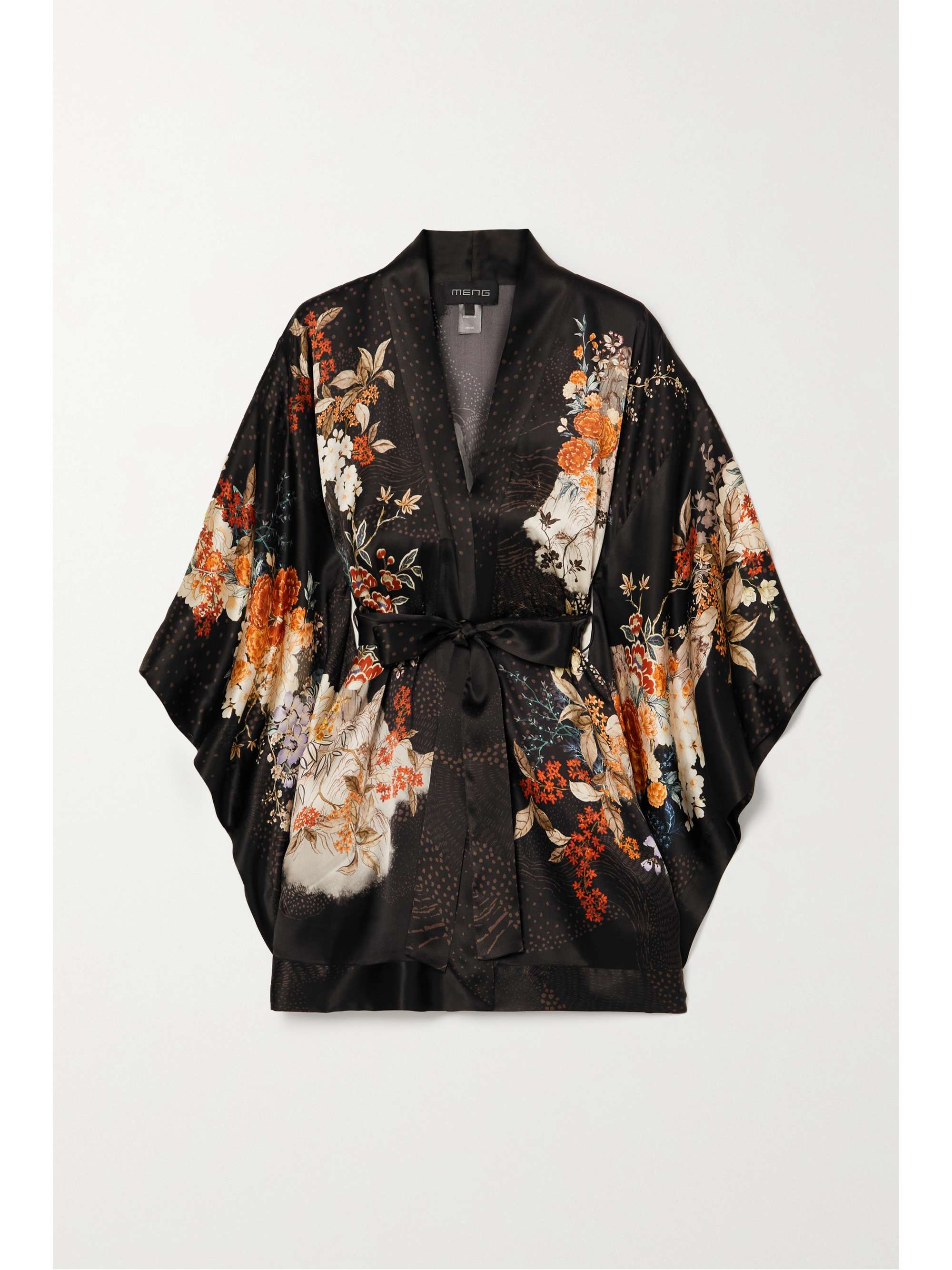 satin kimono jacket