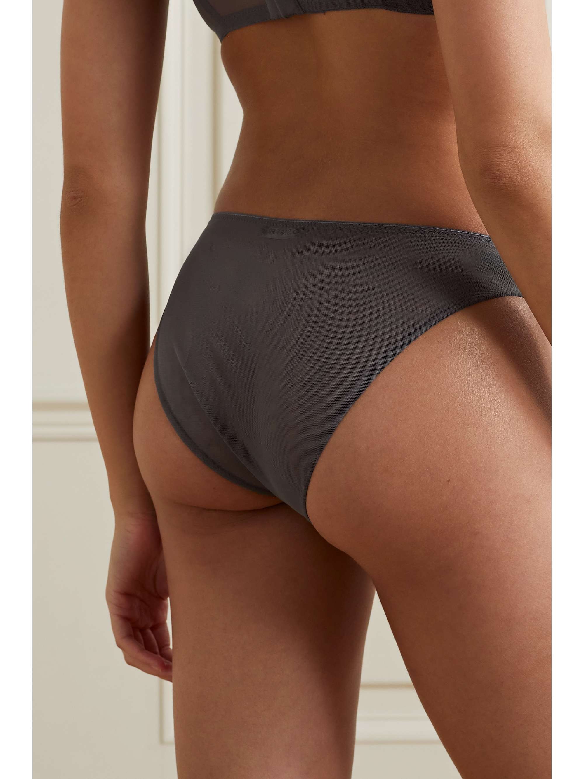 I.D. SARRIERI Charlotte lace and tulle briefs