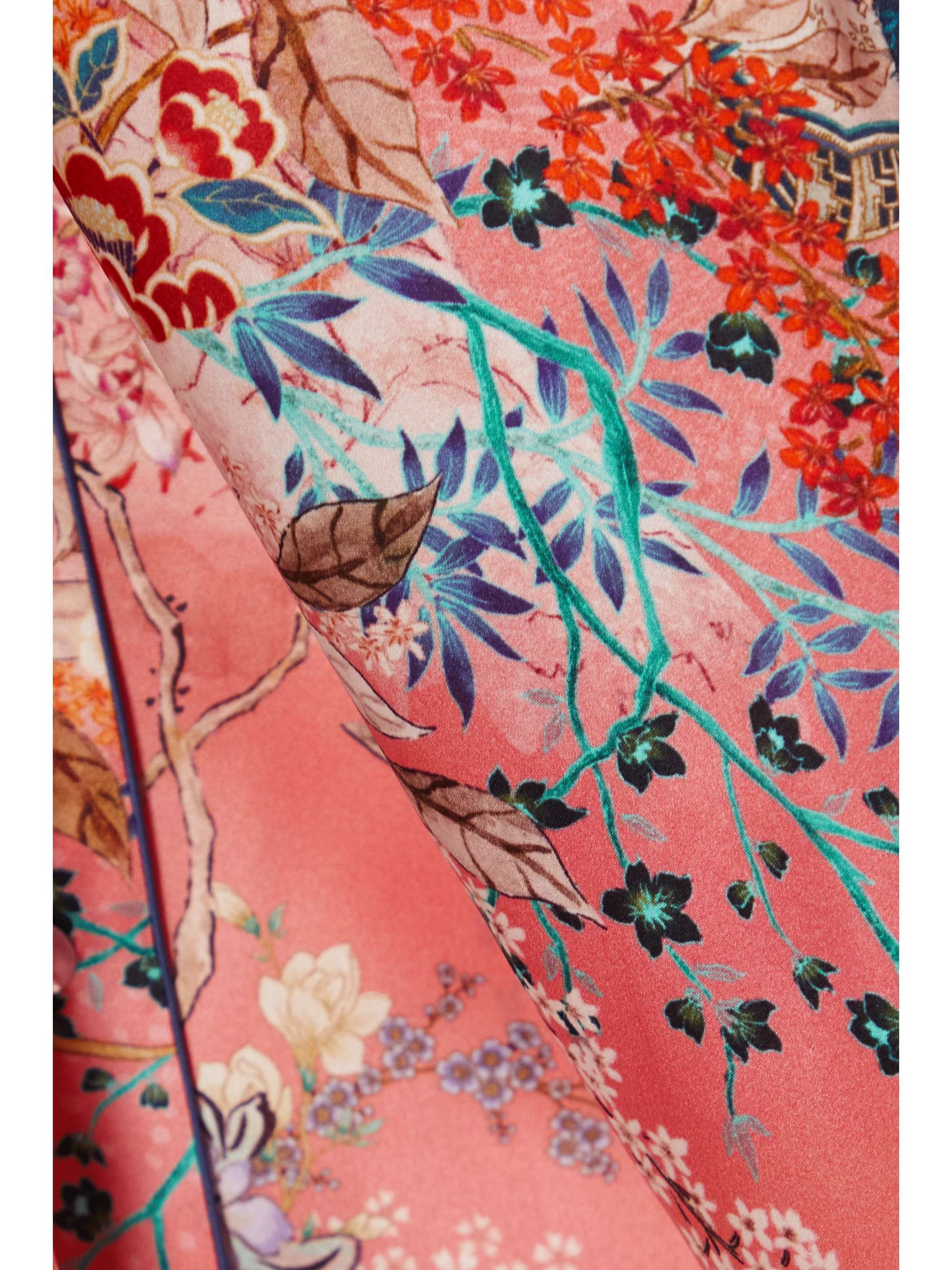MENG Floral-print silk-satin pajama set
