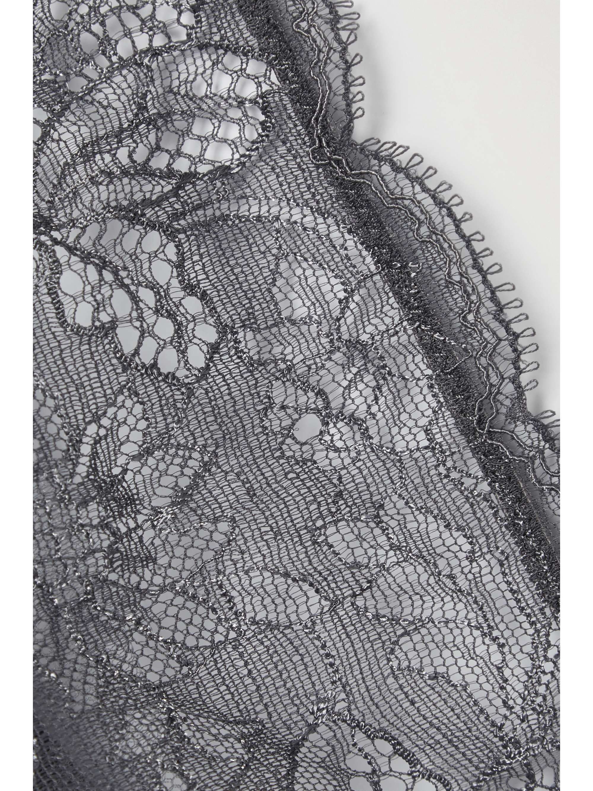 I.D. SARRIERI Charlotte lace and tulle soft-cup triangle bra