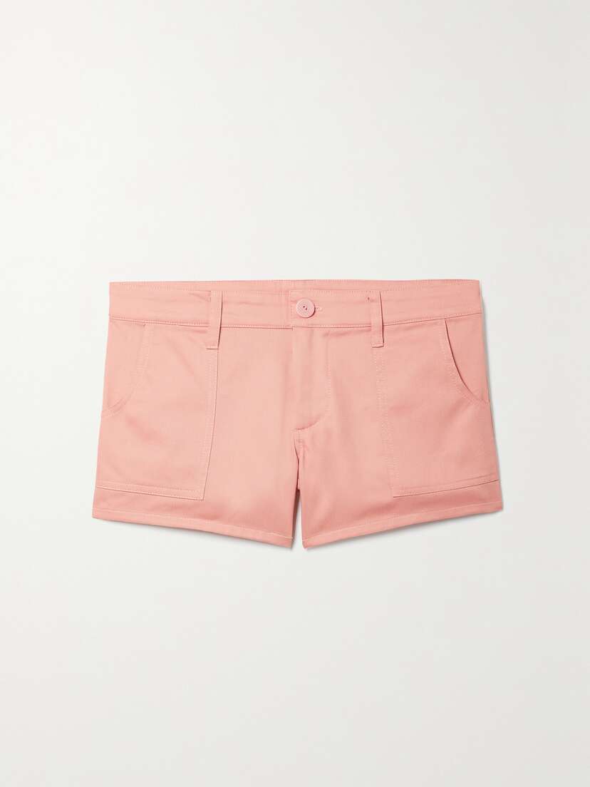 PARADISED + Net Sustain Kelly Cotton-twill Shorts - x small