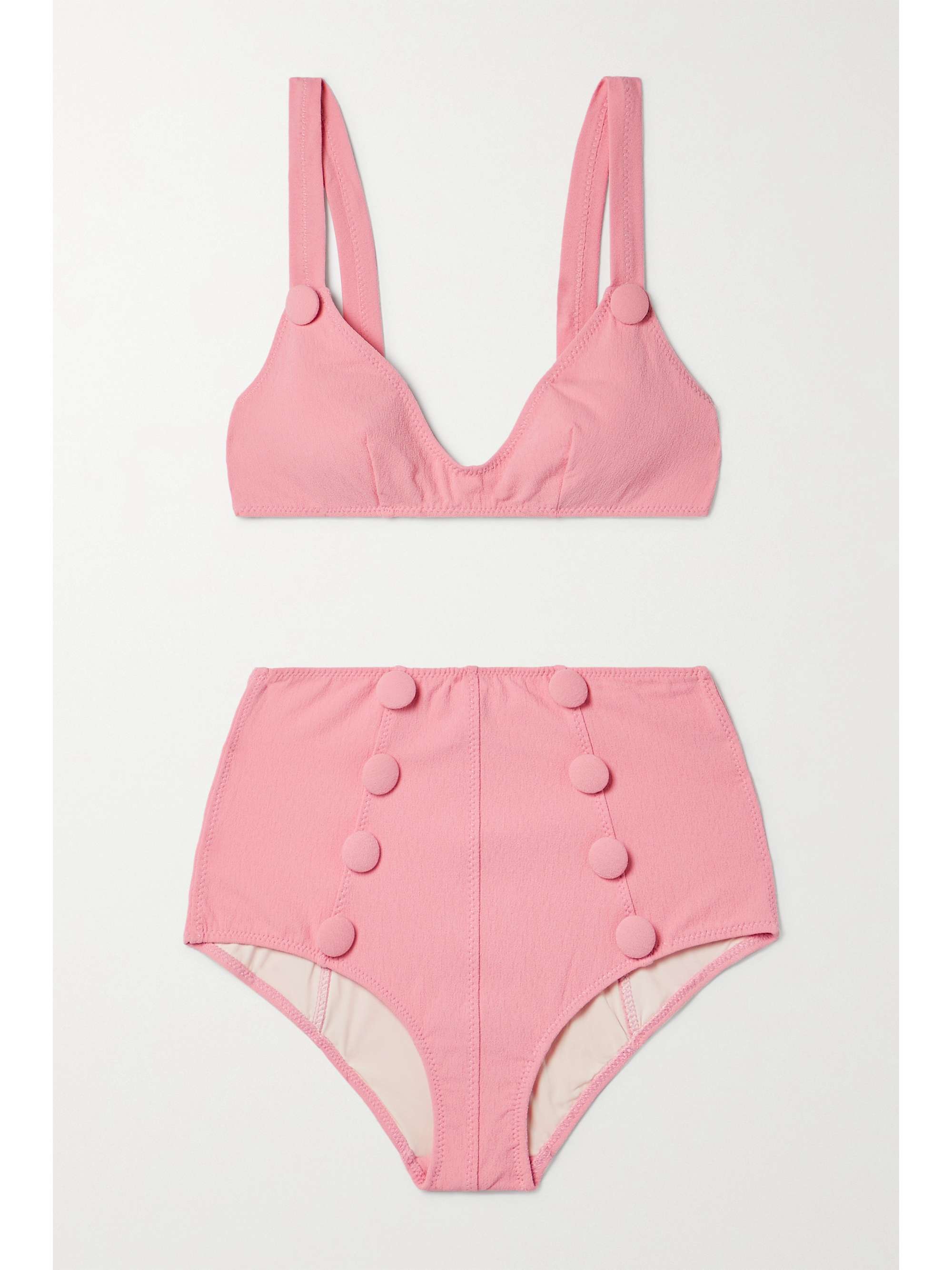 LISA MARIE FERNANDEZ Magdalena stretch-crepe bikini | NET-A-PORTER