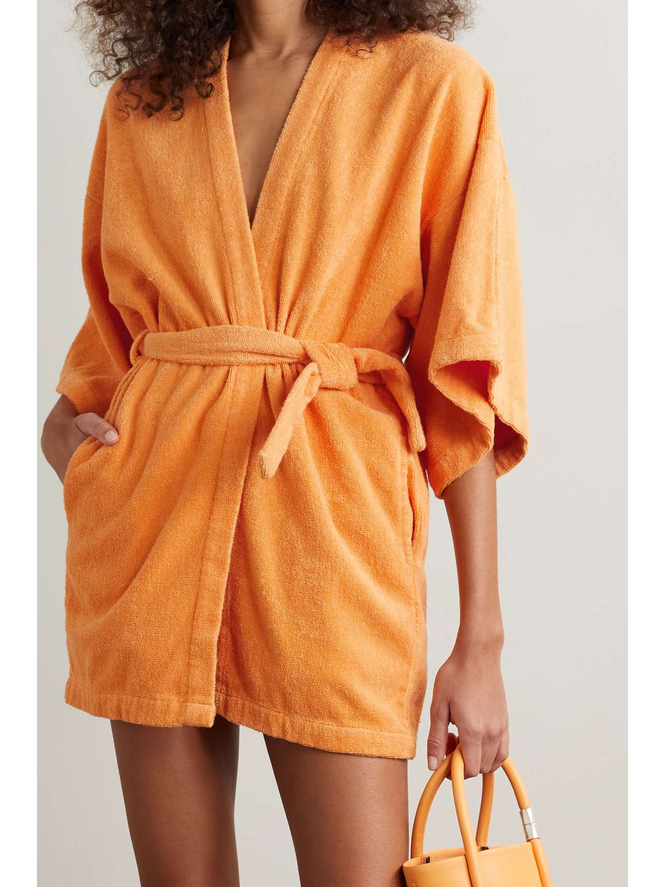 TERRY La Toga belted organic cottonterry robe NETAPORTER