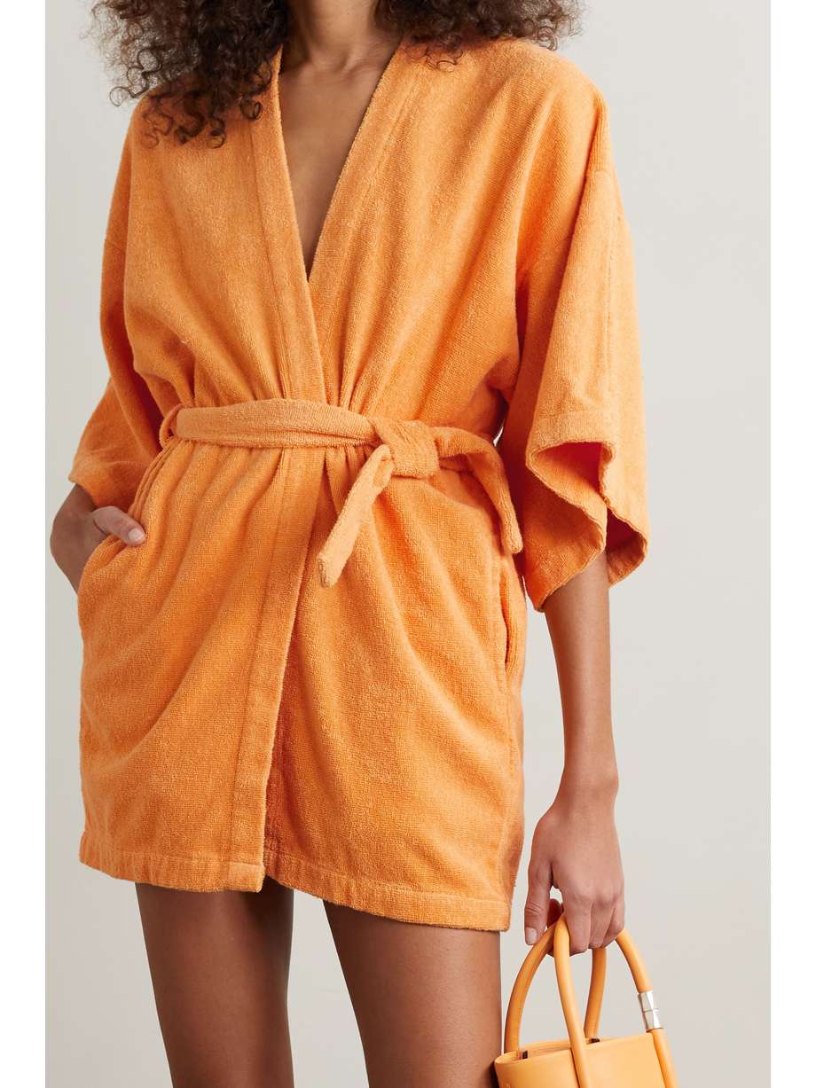 TERRY La Toga belted organic cottonterry robe NETAPORTER