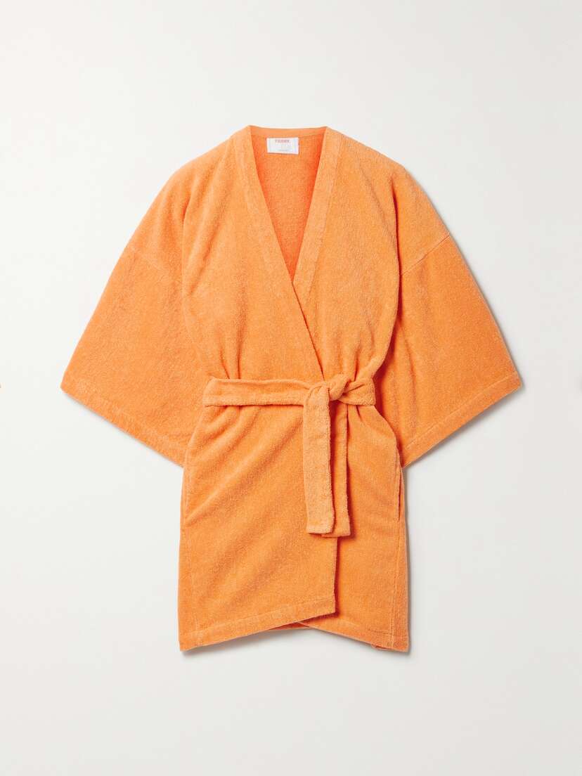 TERRY La Toga Belted Organic Cotton-terry Robe