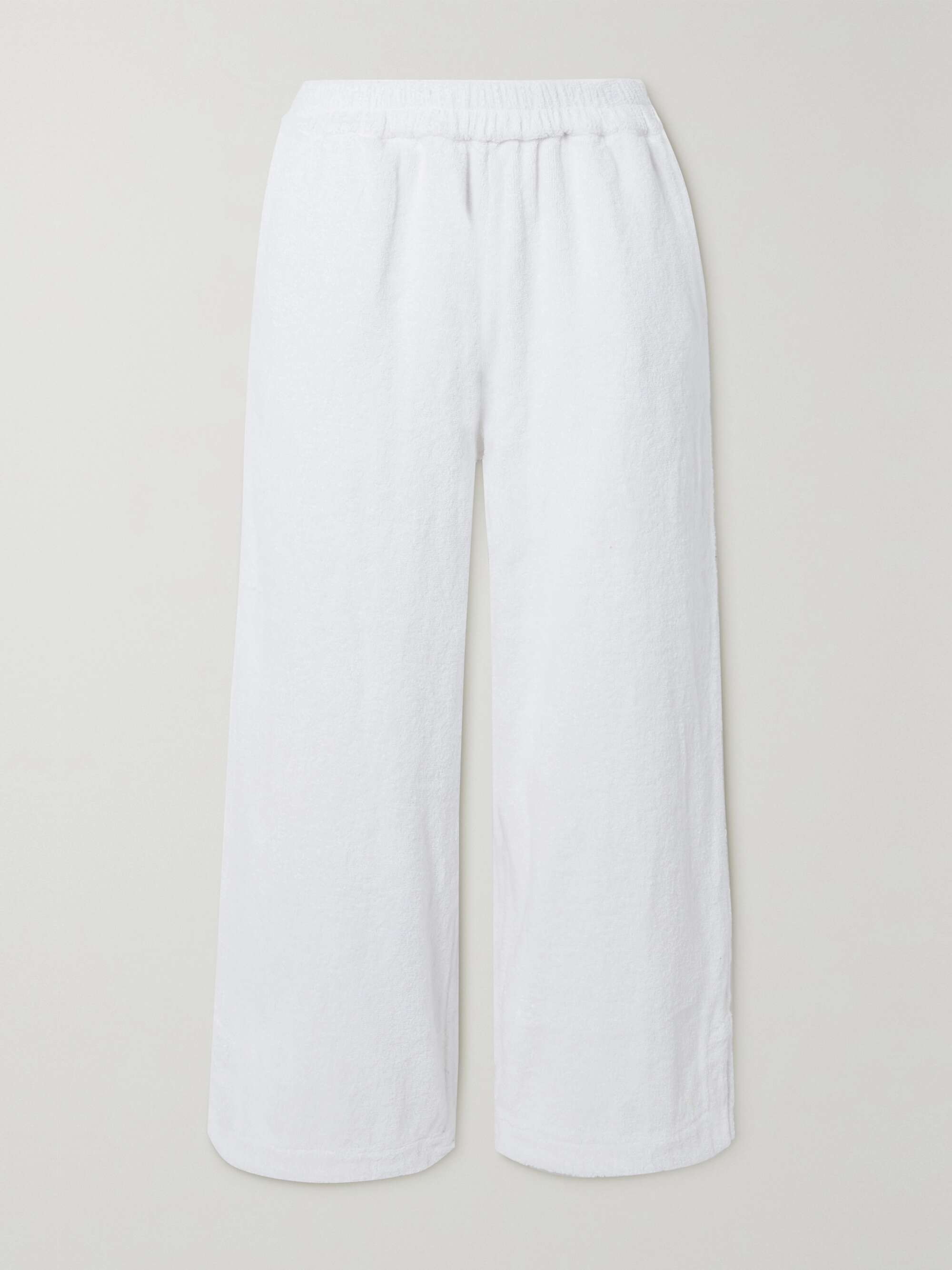 Capri organic cotton-terry pants