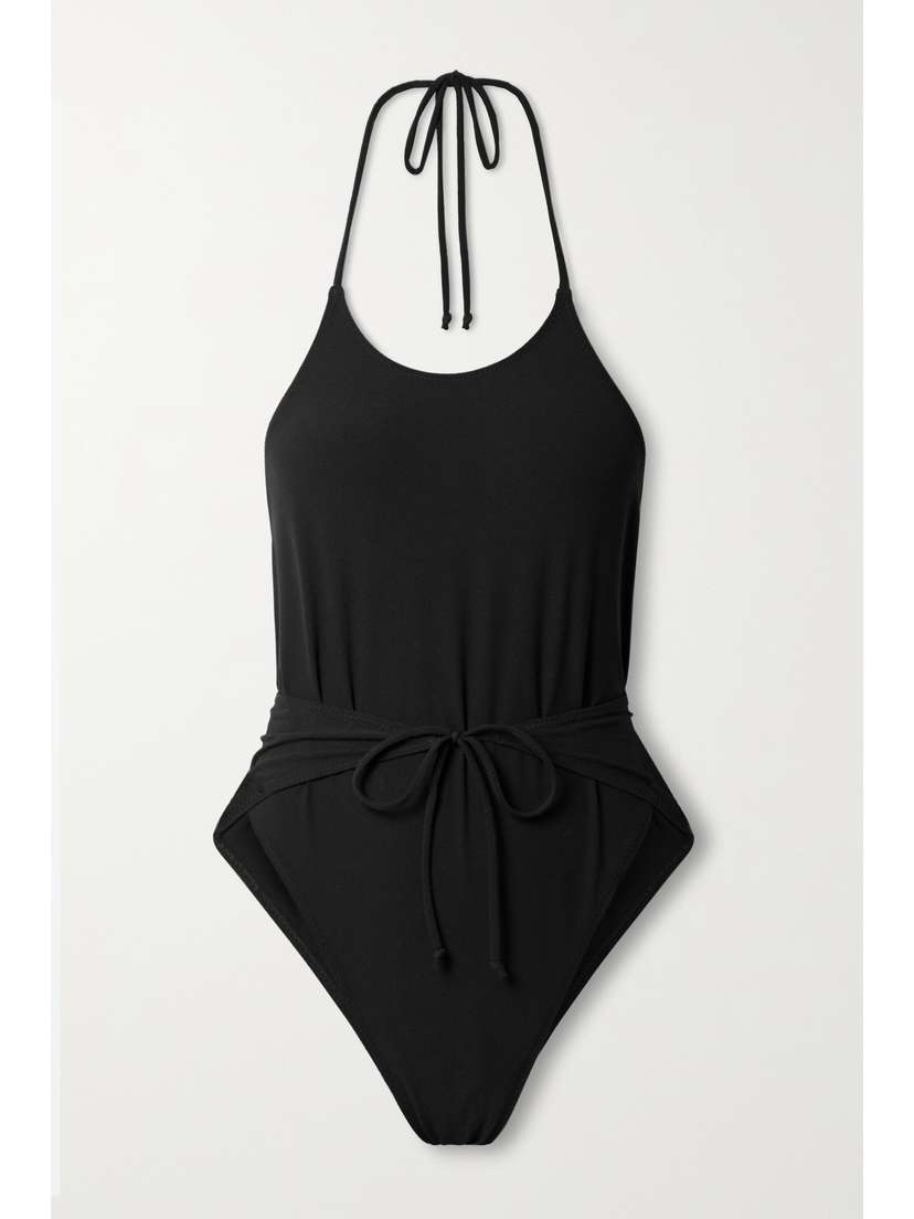 Lisa Marie Fernandez Halterneck Wrap Swimsuit