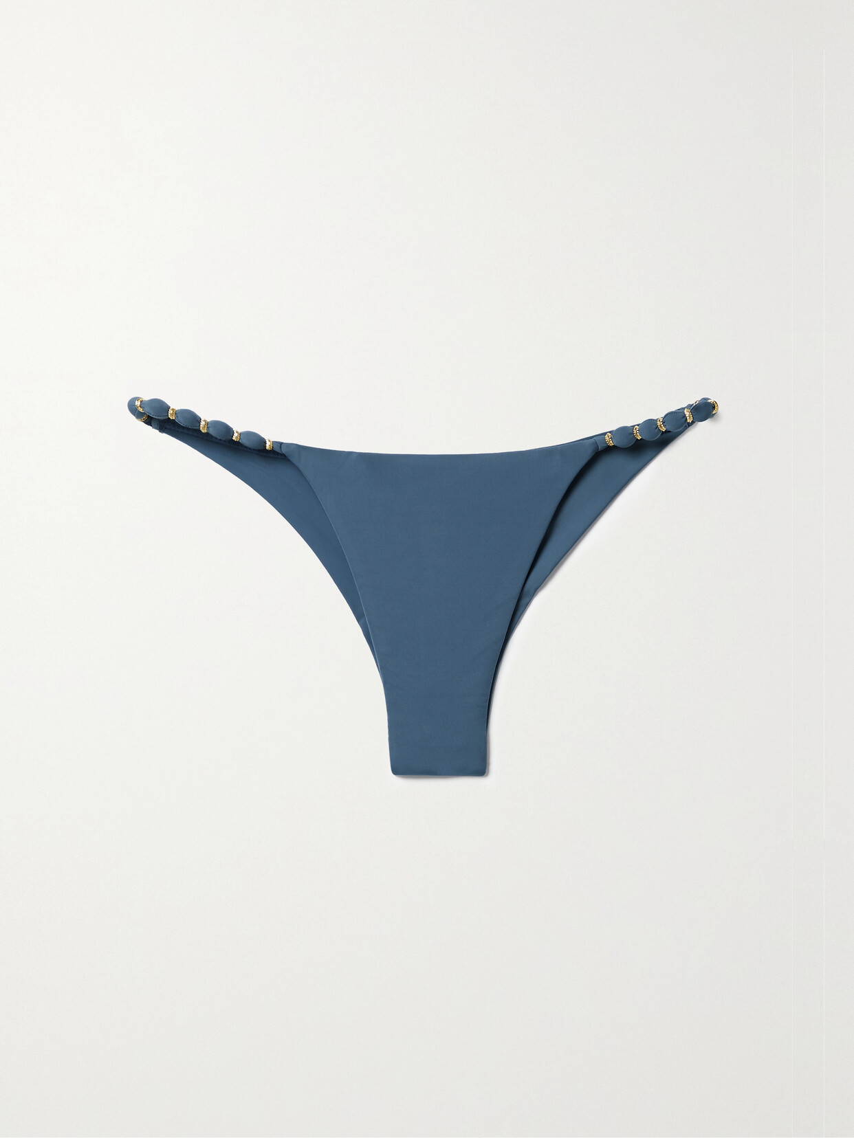 Vix Embellished Bikini Briefs In Blue