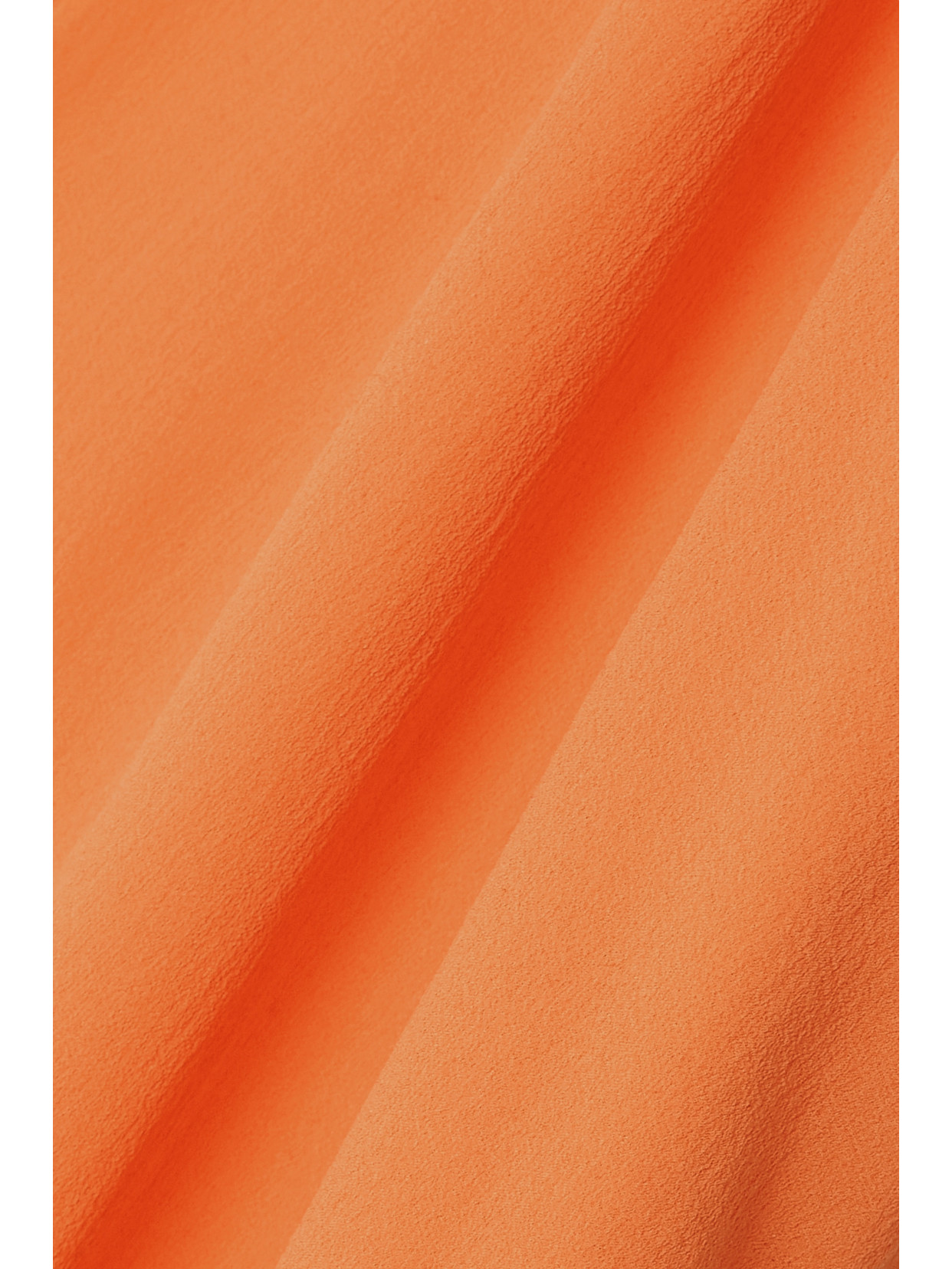 Cortana Sen Off-the Shoulder Draped Silk Top In Orange