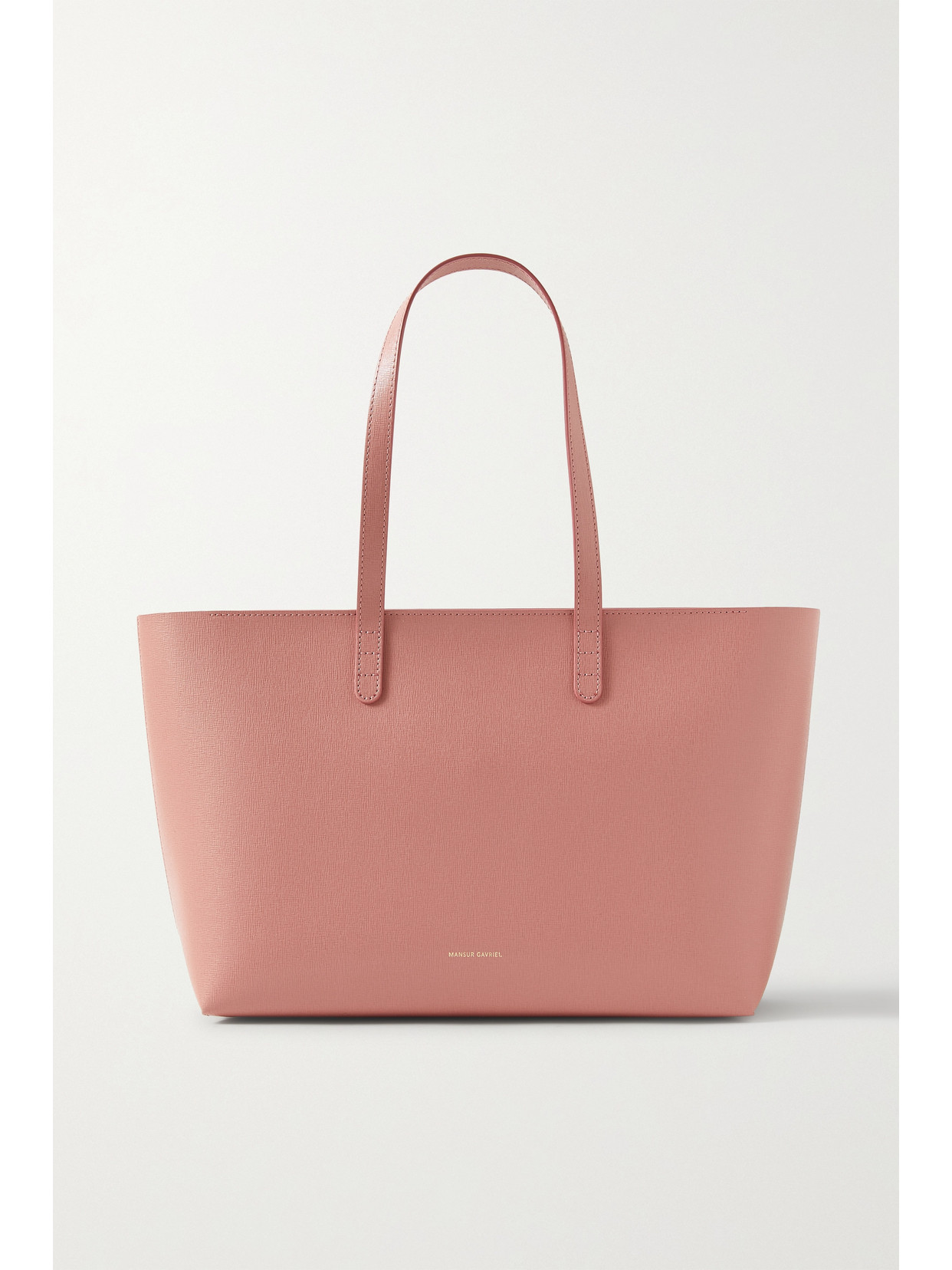 MANSUR GAVRIEL SMALL ZIP TEXTURED-LEATHER TOTE