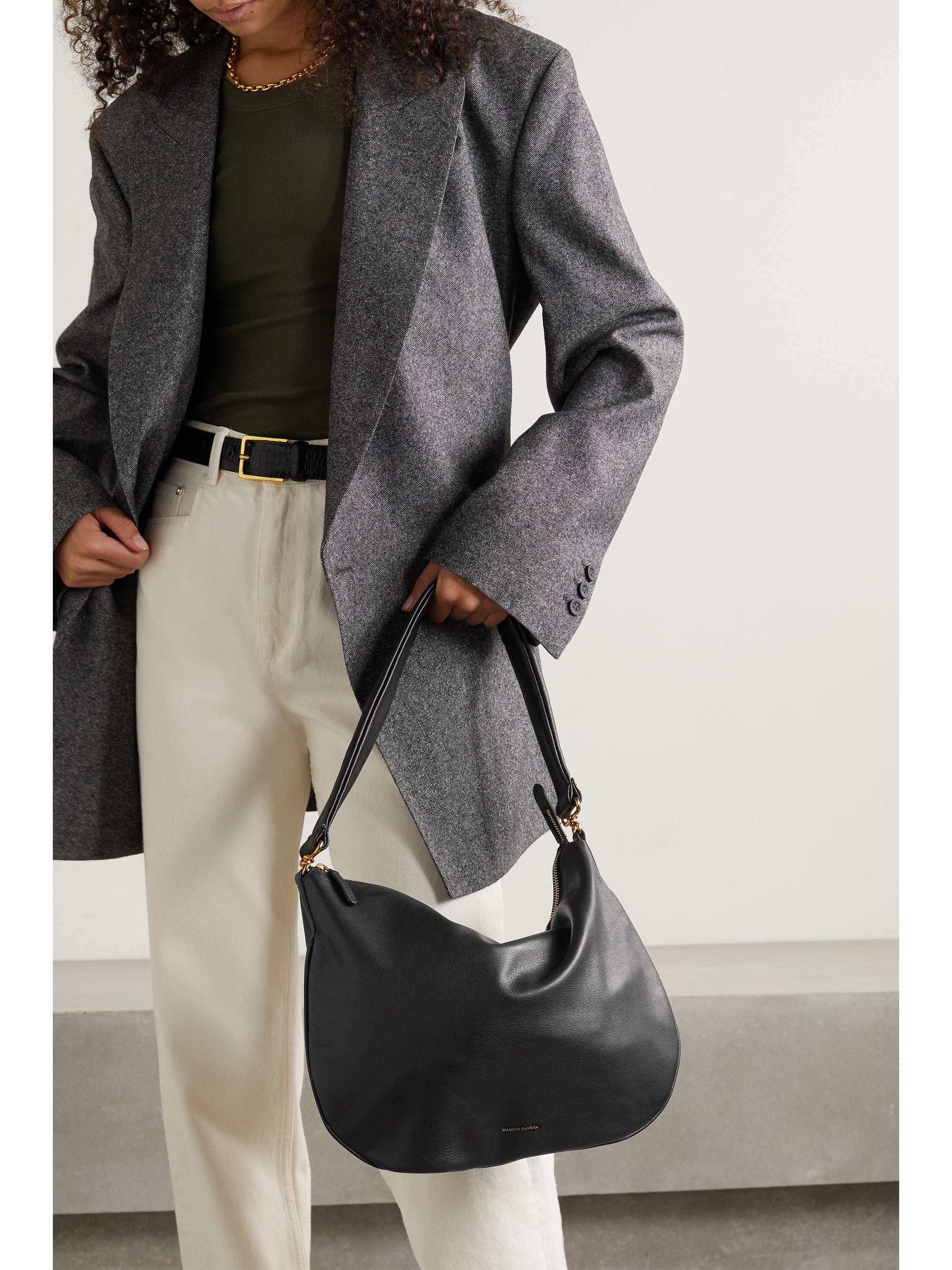 MANSUR GAVRIEL Swing leather shoulder bag