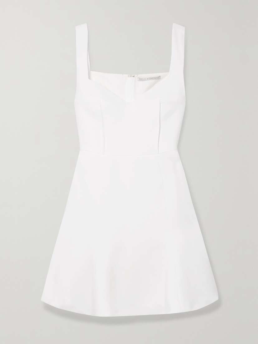 Emilia Wickstead Easter Wool-crepe Mini Dress