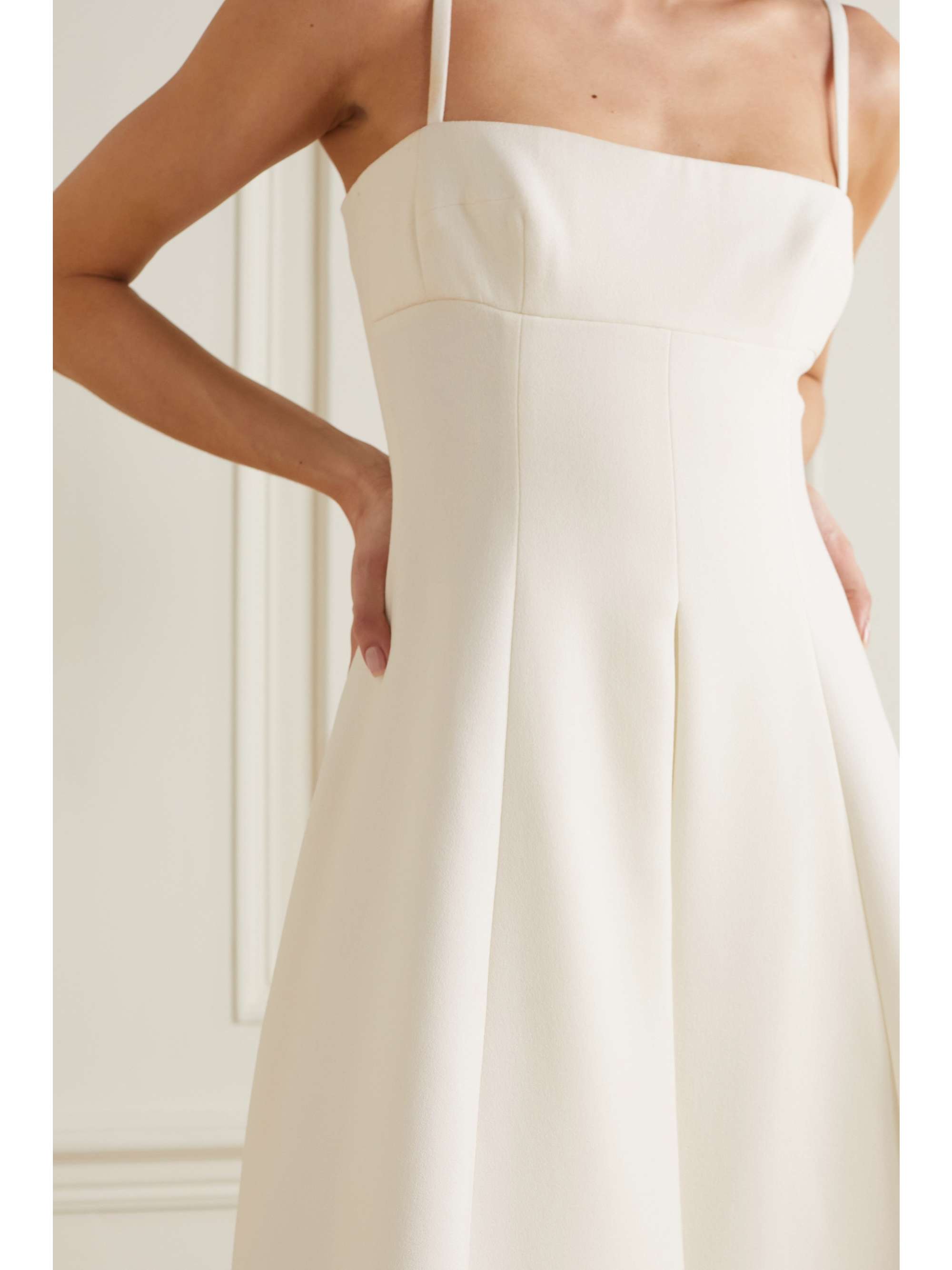 EMILIA WICKSTEAD Oceania wool-crepe gown