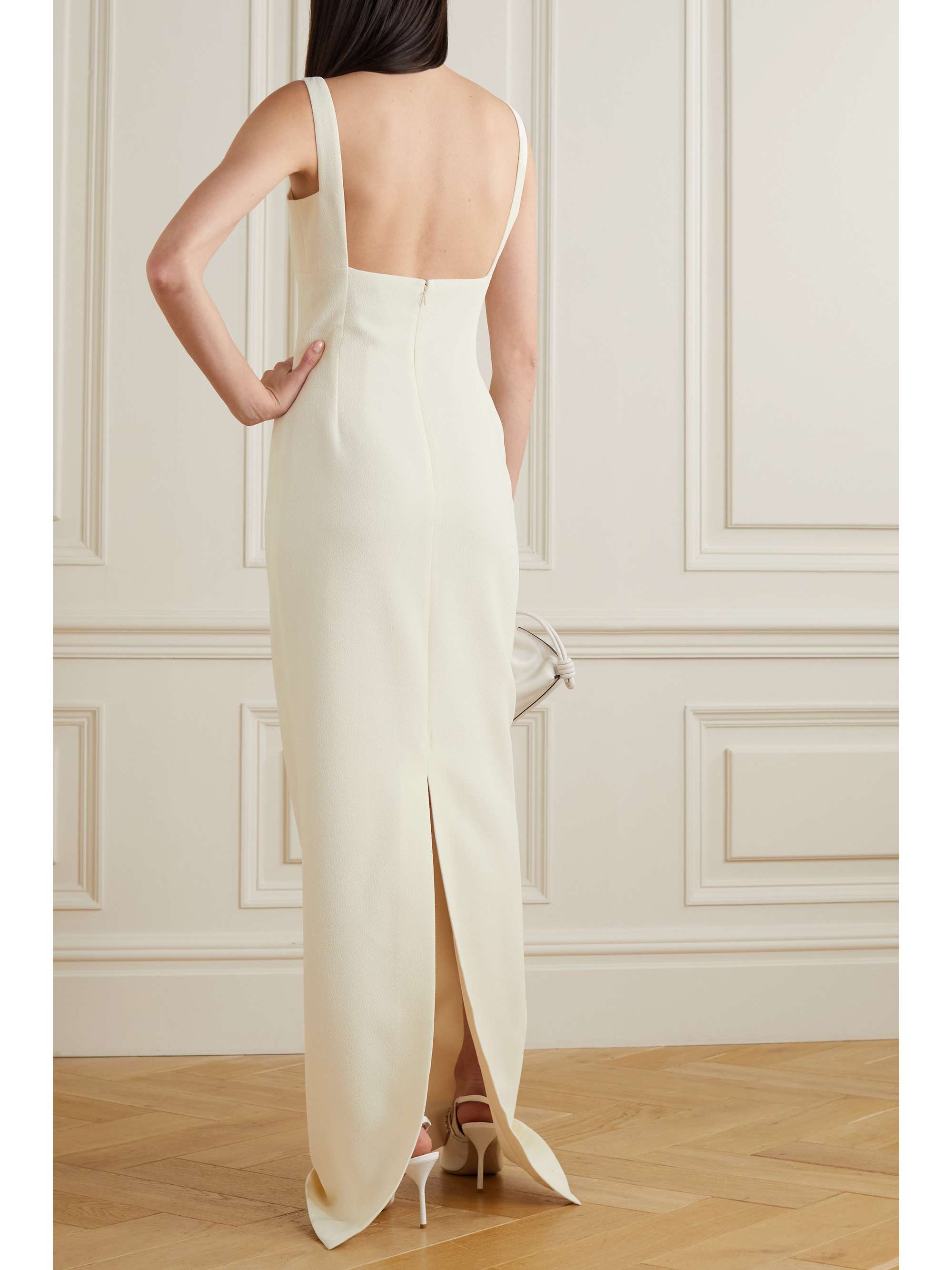 EMILIA WICKSTEAD Micheline crepe maxi dress | NET-A-PORTER