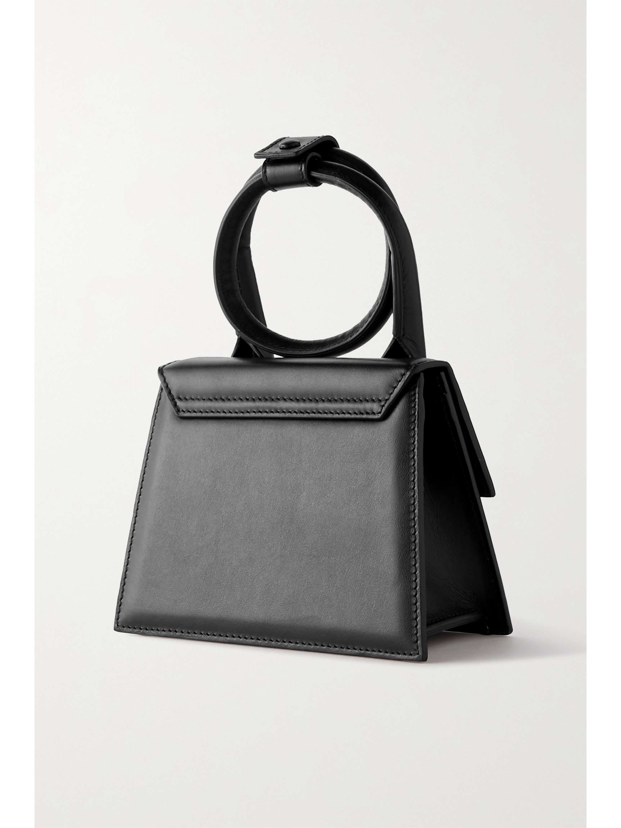 JACQUEMUS The Chiquito Noeud leather shoulder bag | NET-A-PORTER