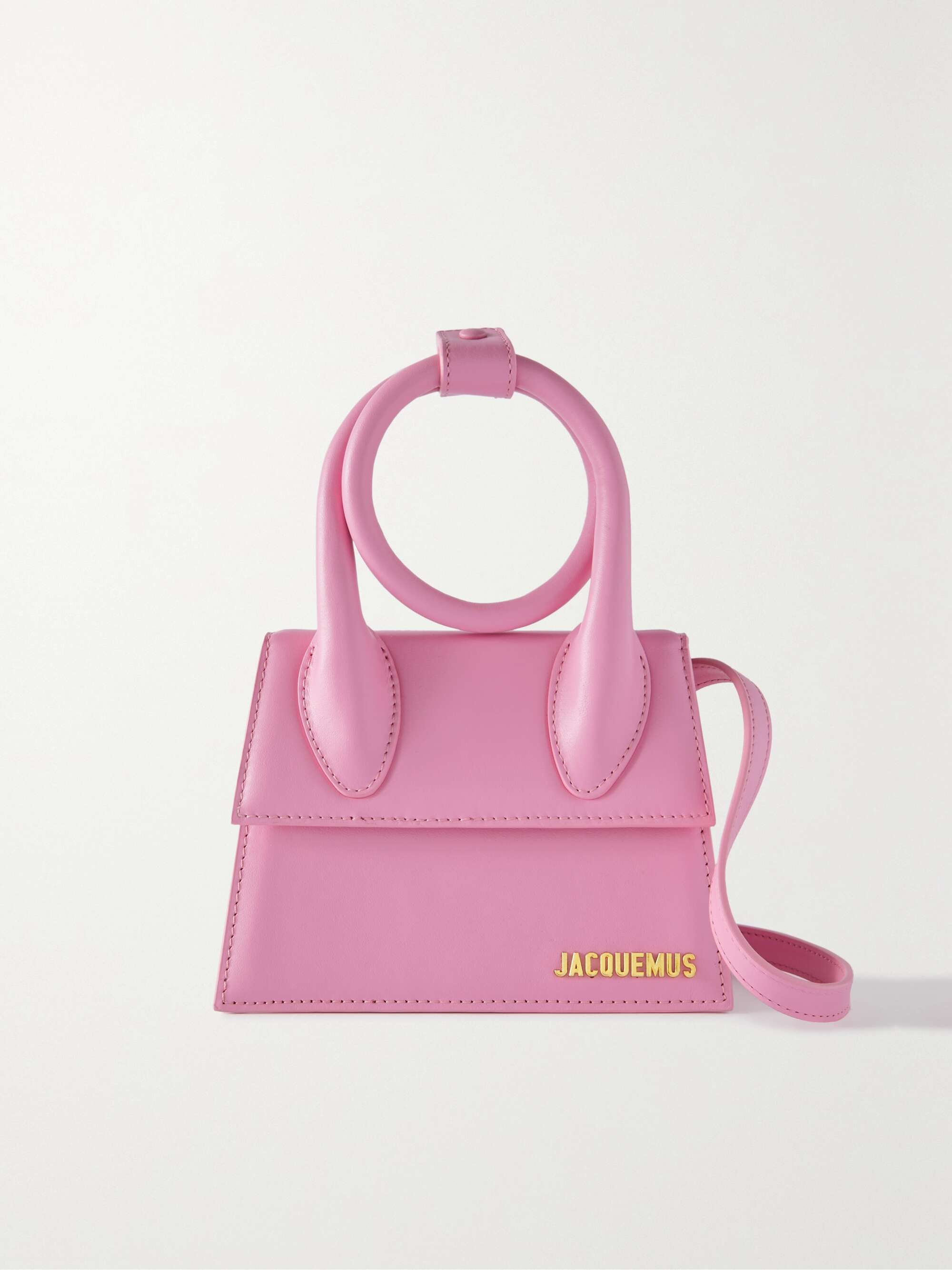 Jacquemus Le Chiquito Noeud Leather Shoulder Bag