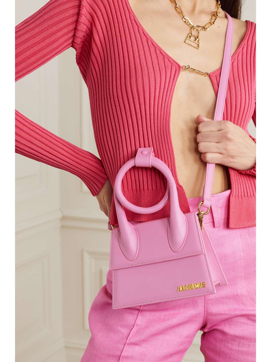 JACQUEMUS
Le Chiquito Noeud leather shoulder bag