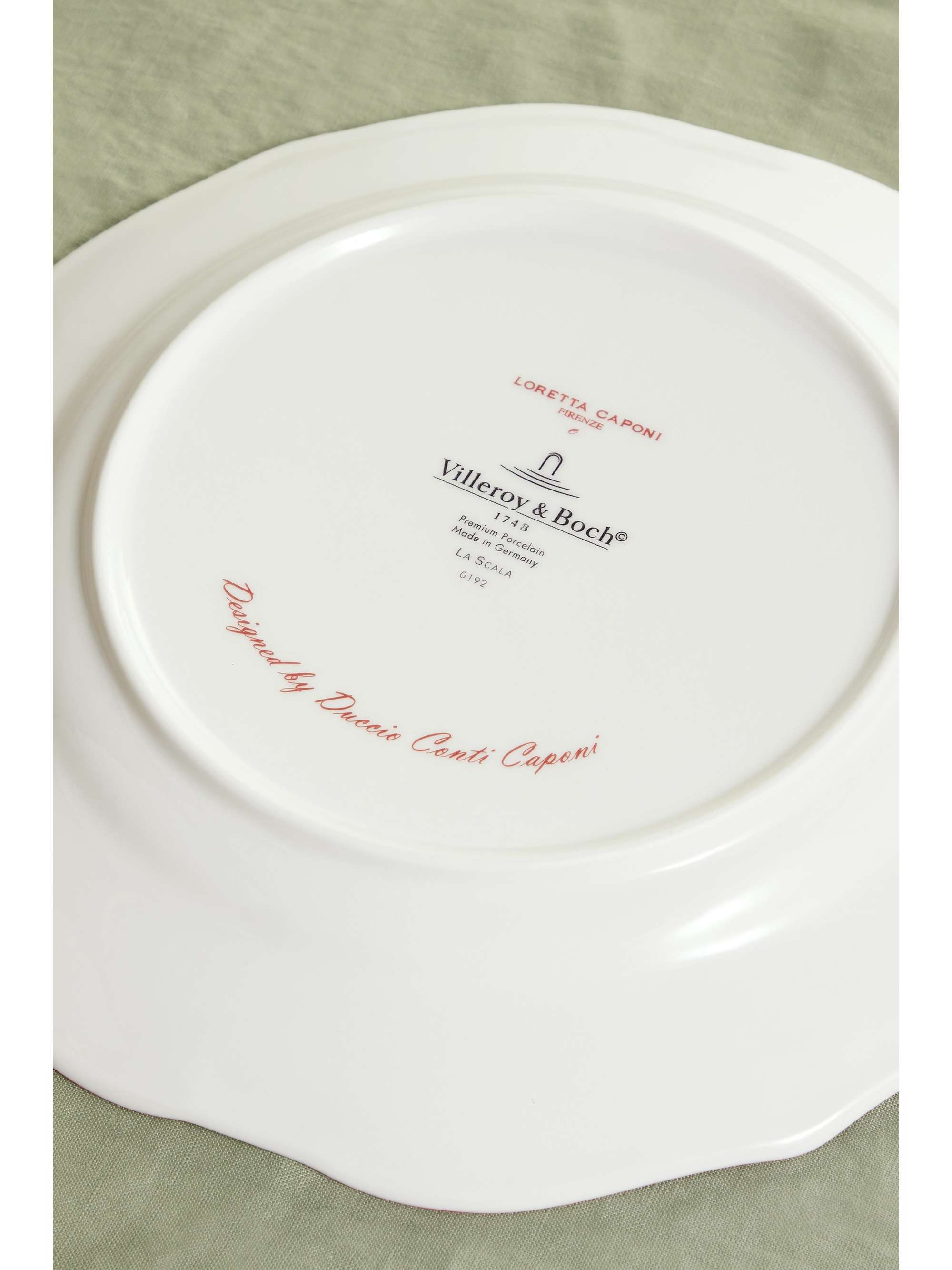 LORETTA CAPONI + Villeroy & Boch porcelain plate