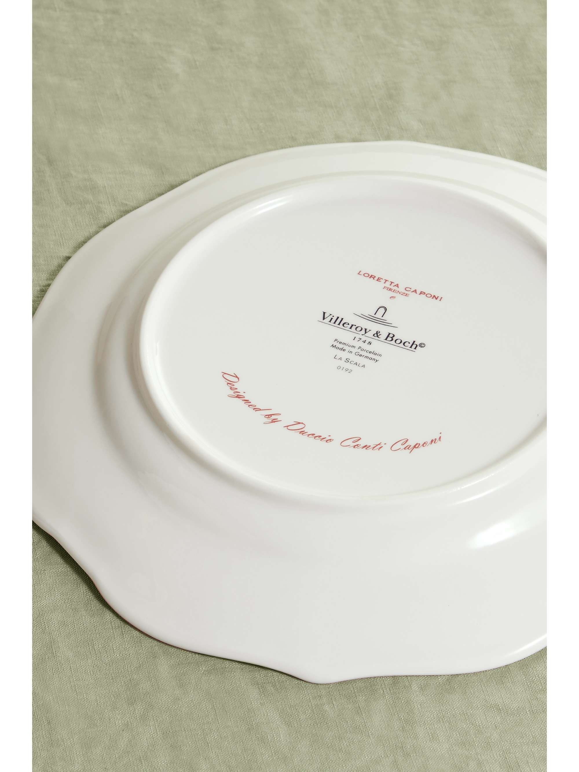 LORETTA CAPONI + Villeroy & Boch porcelain plate