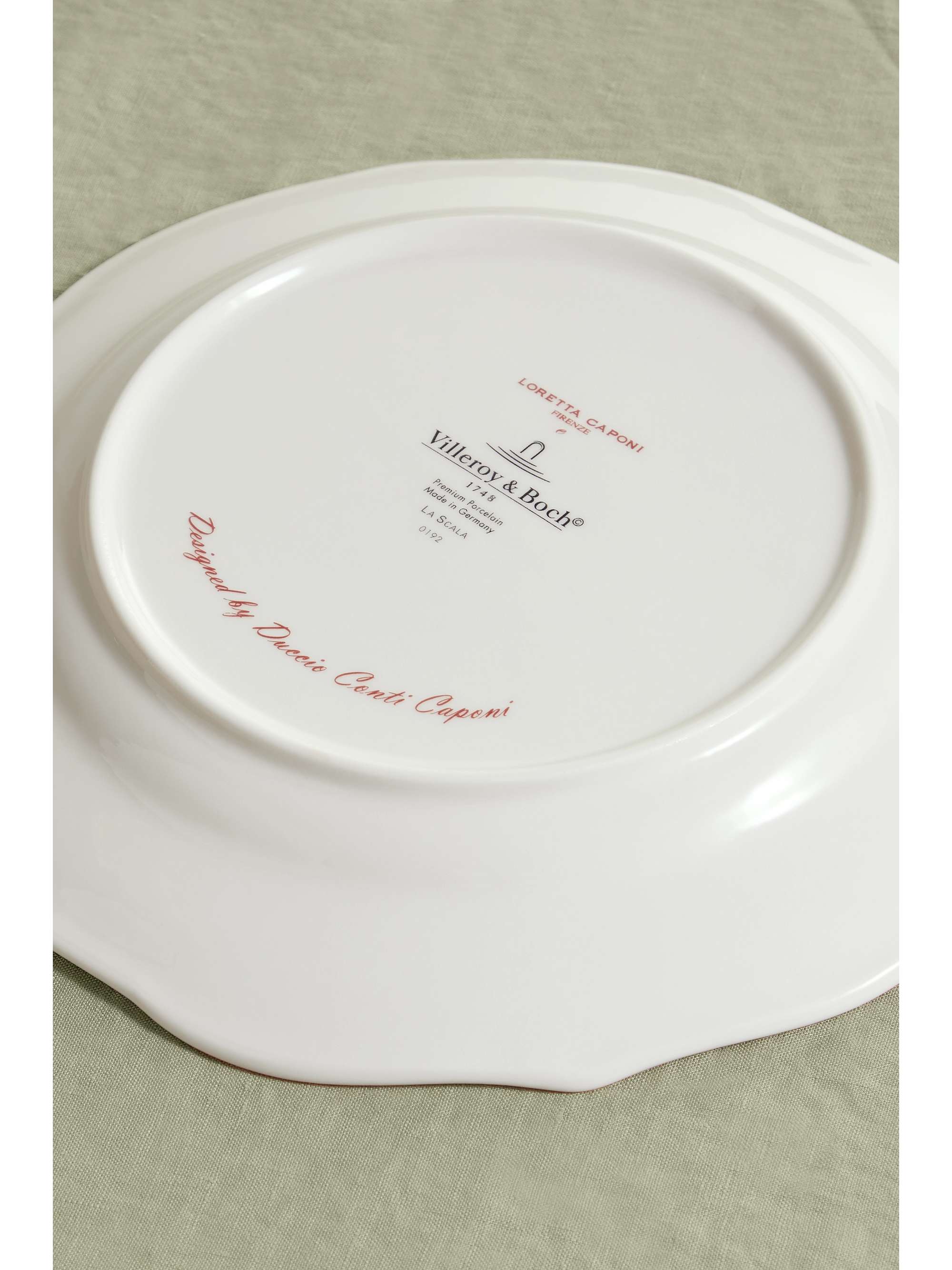 LORETTA CAPONI + Villeroy & Boch porcelain plate