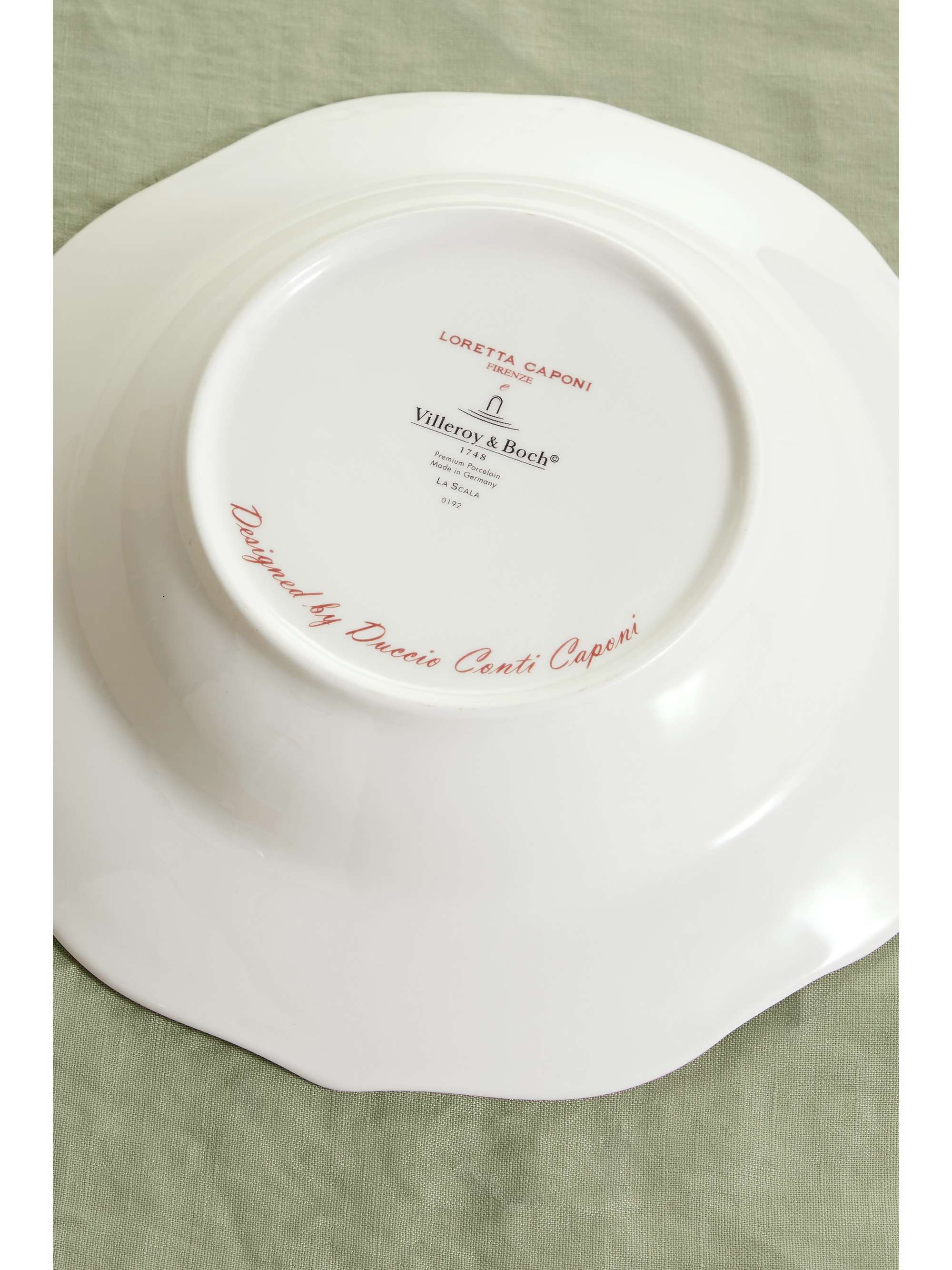 LORETTA CAPONI + Villeroy & Boch porcelain soup bowl