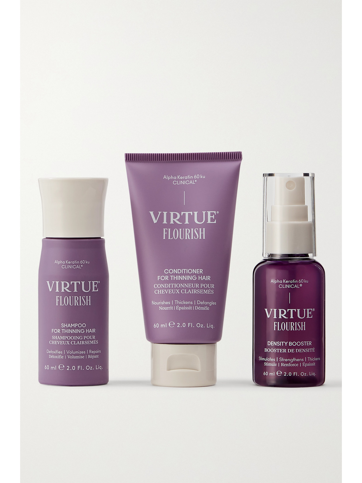 Virtue - + Net Sustain Hair Rejuvenation Treatment - Travel Size, 1 Month