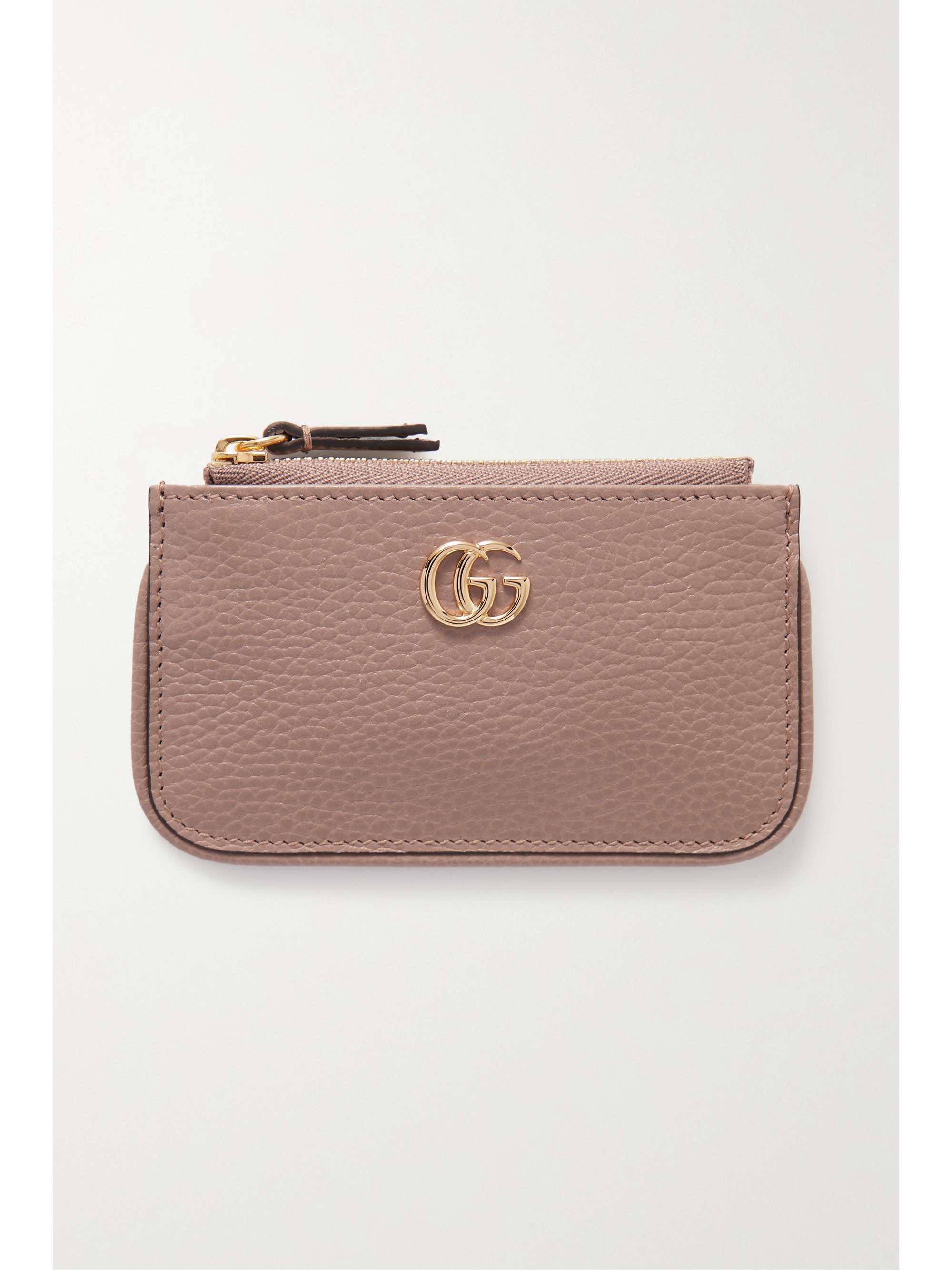 Antique rose Marmont textured-leather purse | GUCCI | NET-A-PORTER