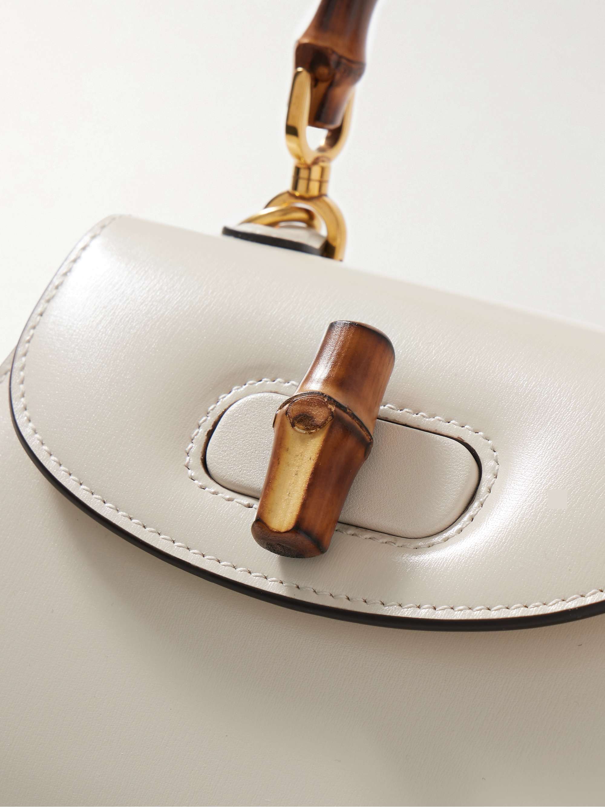 GUCCI Sac à main en cuir Bamboo 1947 Small