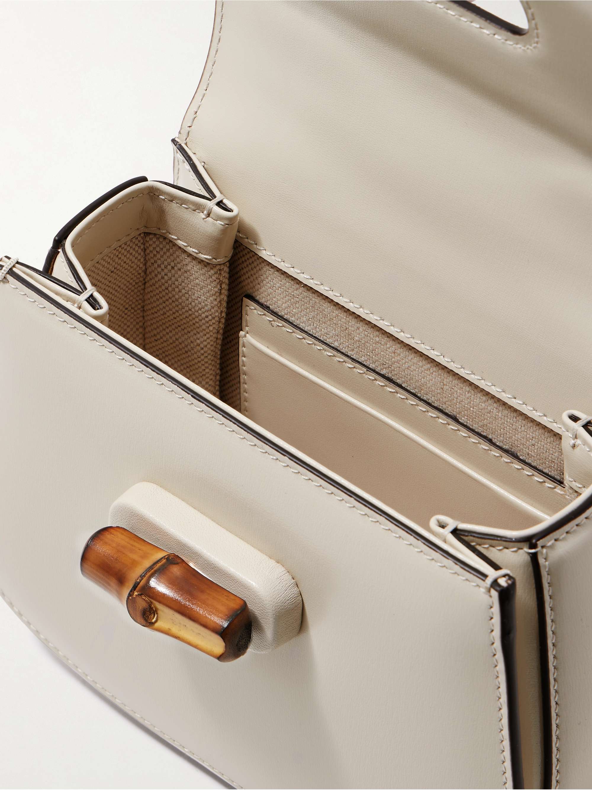 GUCCI Sac à main en cuir Bamboo 1947 Small
