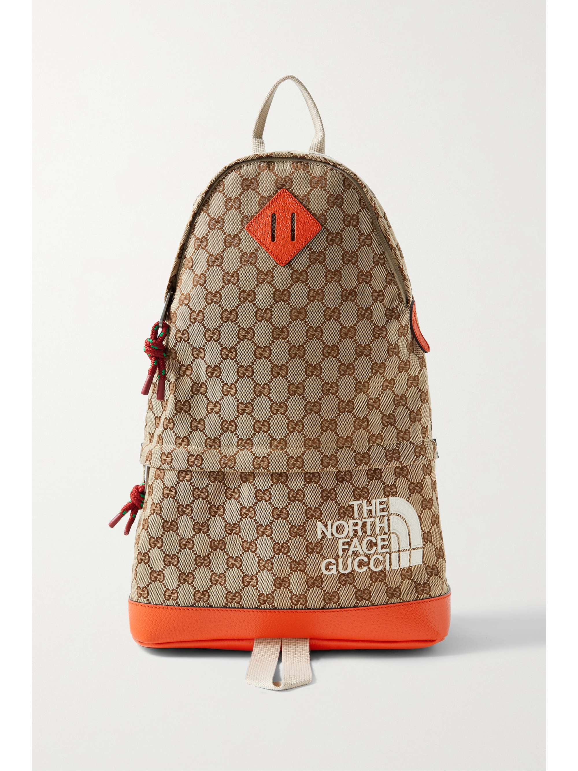 north face leather backpack