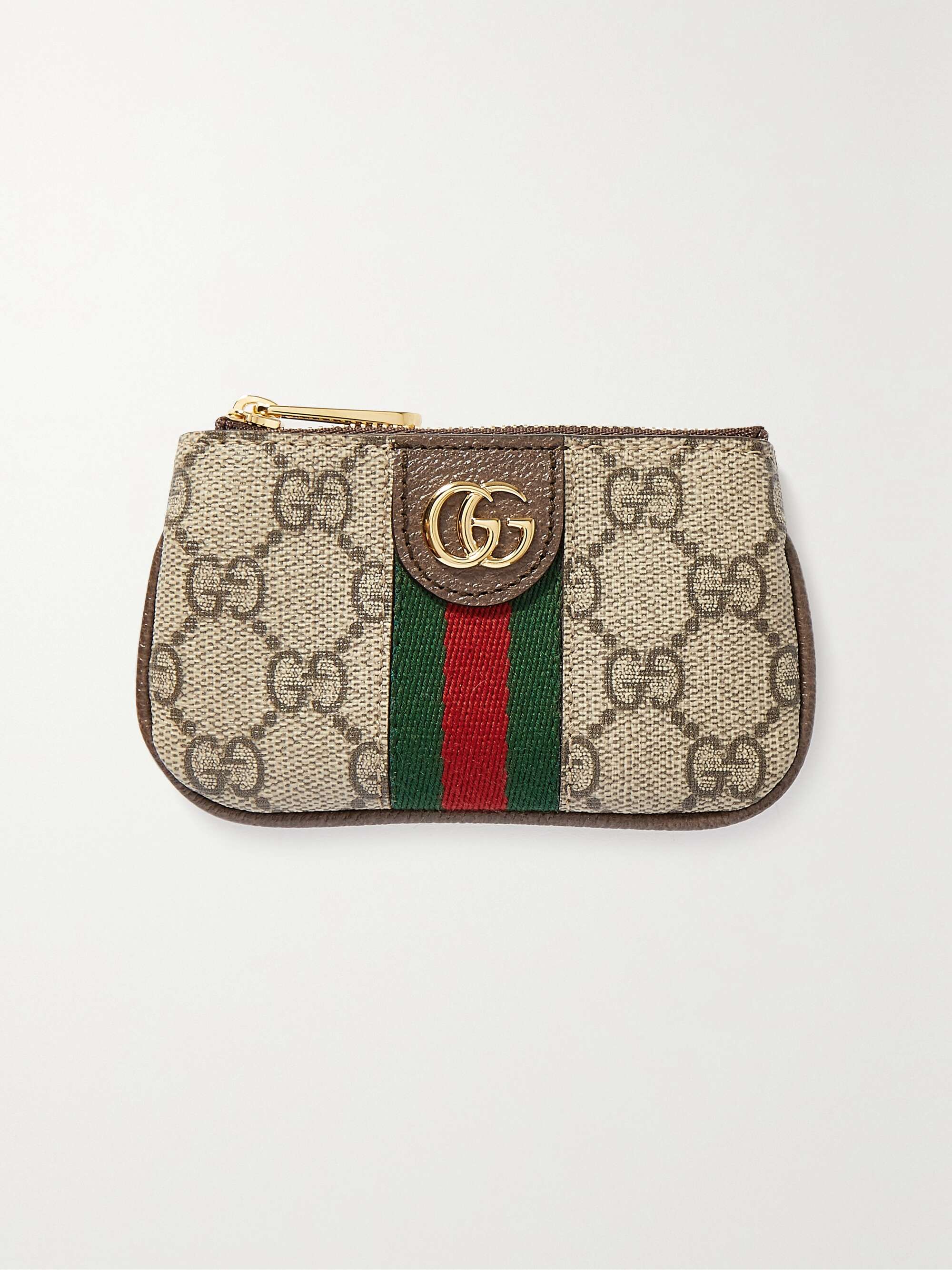 GUCCI Ophidia textured leathertrimmed printed coatedcanvas wallet NETAPORTER