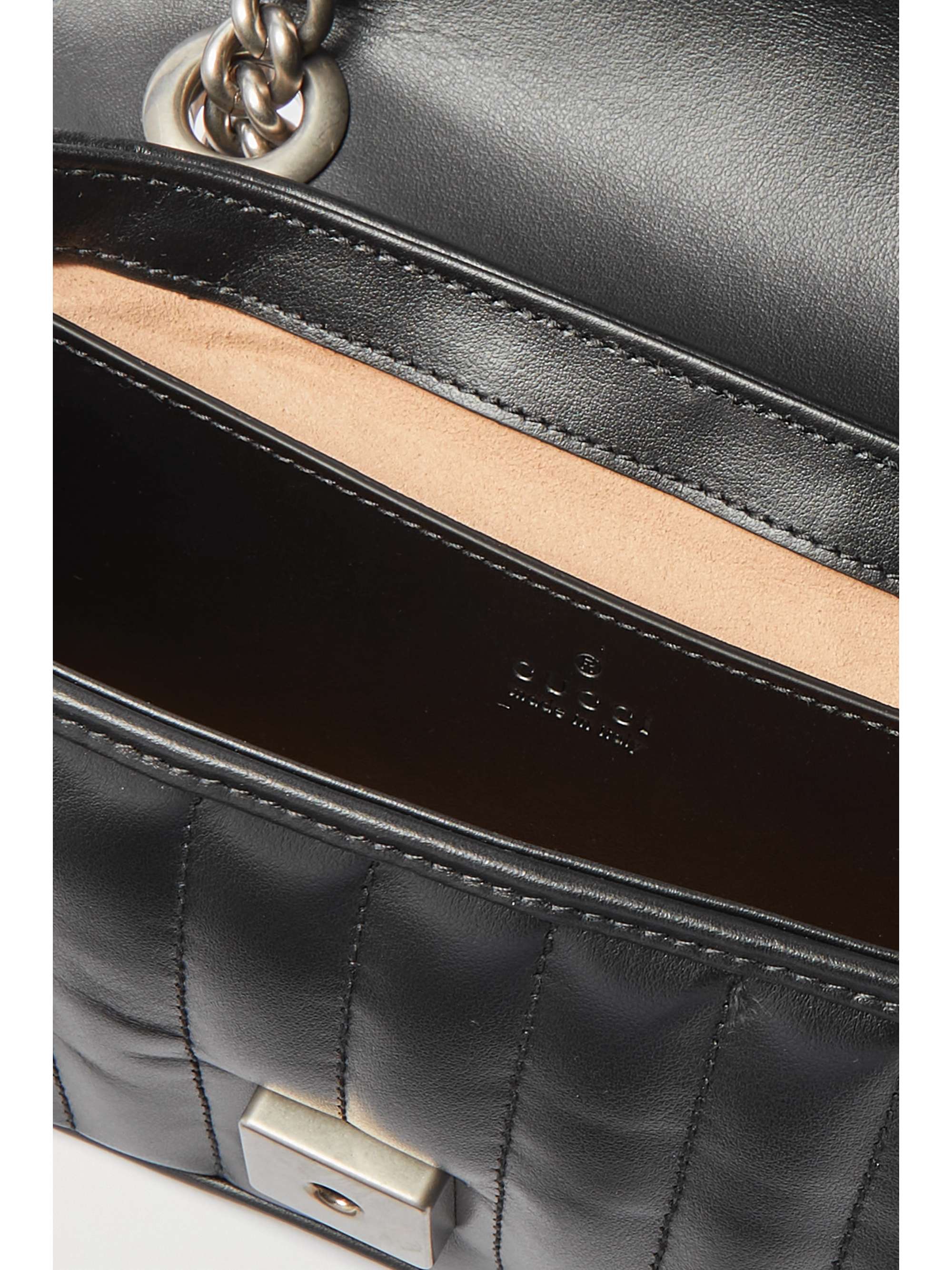 GUCCI GG Marmont 2.0 small quilted leather shoulder bag NETAPORTER