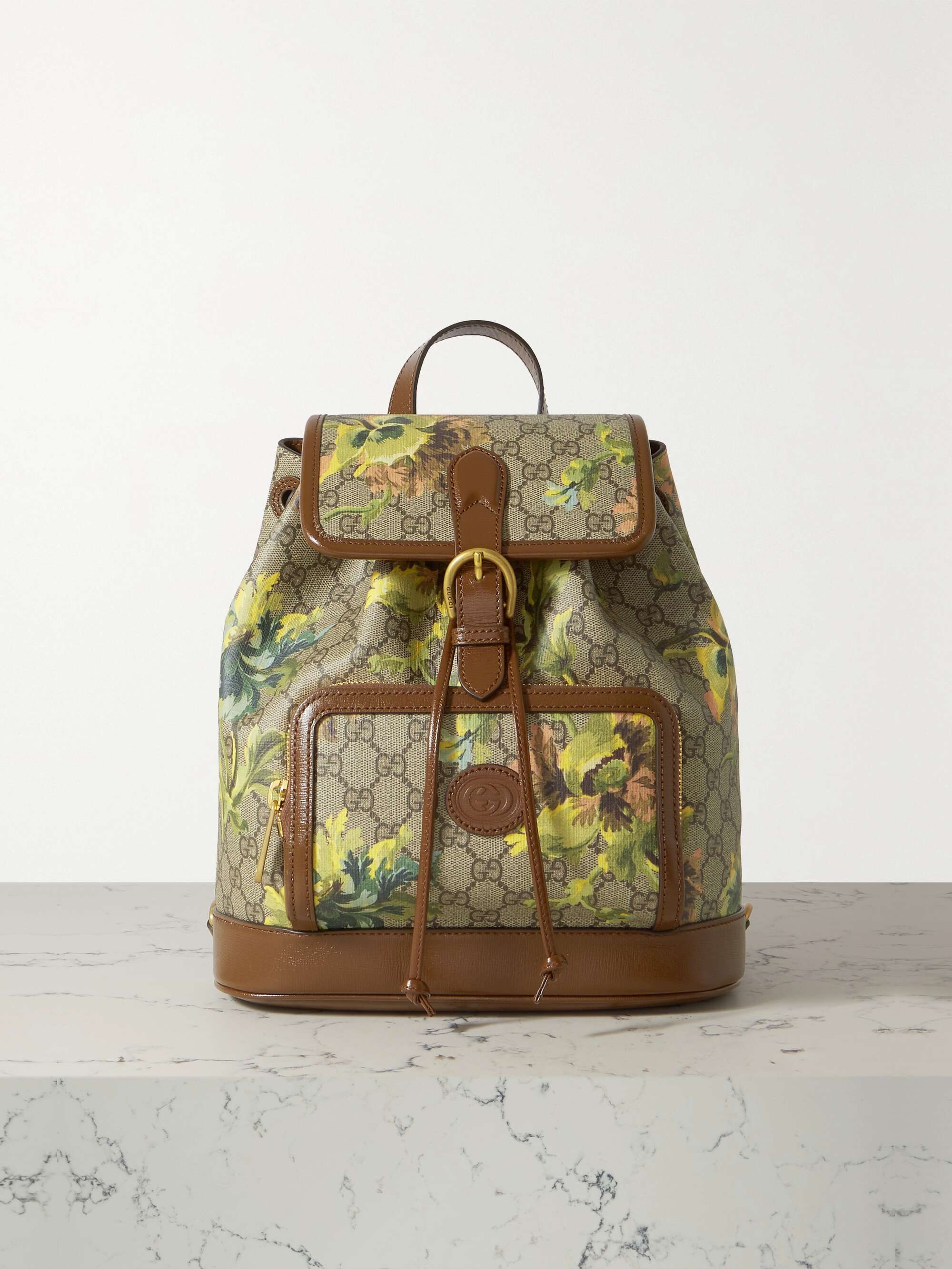 canvas gucci backpack