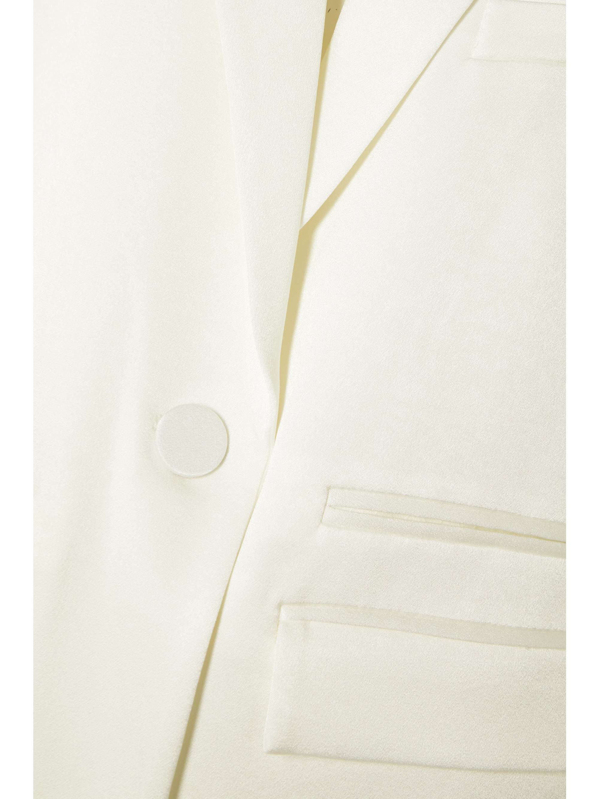 ALEX PERRY Hartford satin-crepe blazer