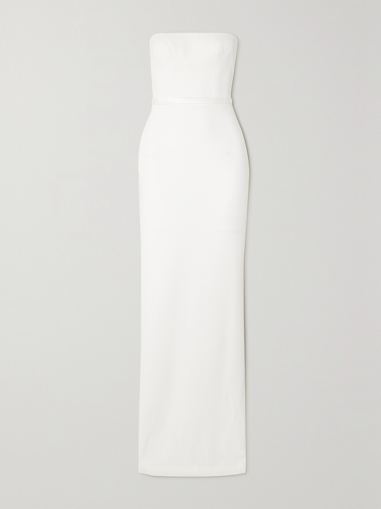 Alex Perry Cassidy Strapless Satin-crepe Gown - White