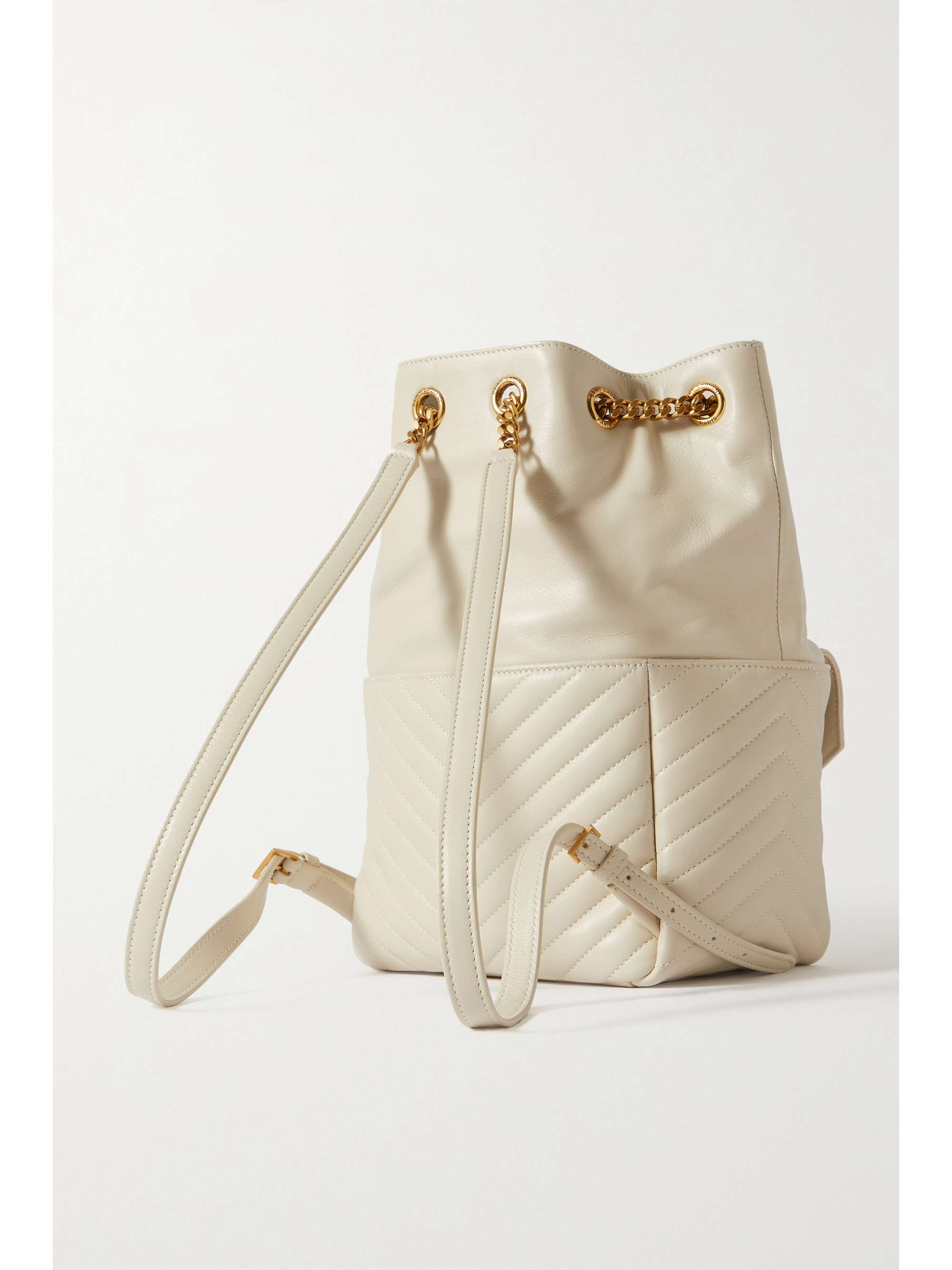 SAINT LAURENT Joe quilted leather backpack