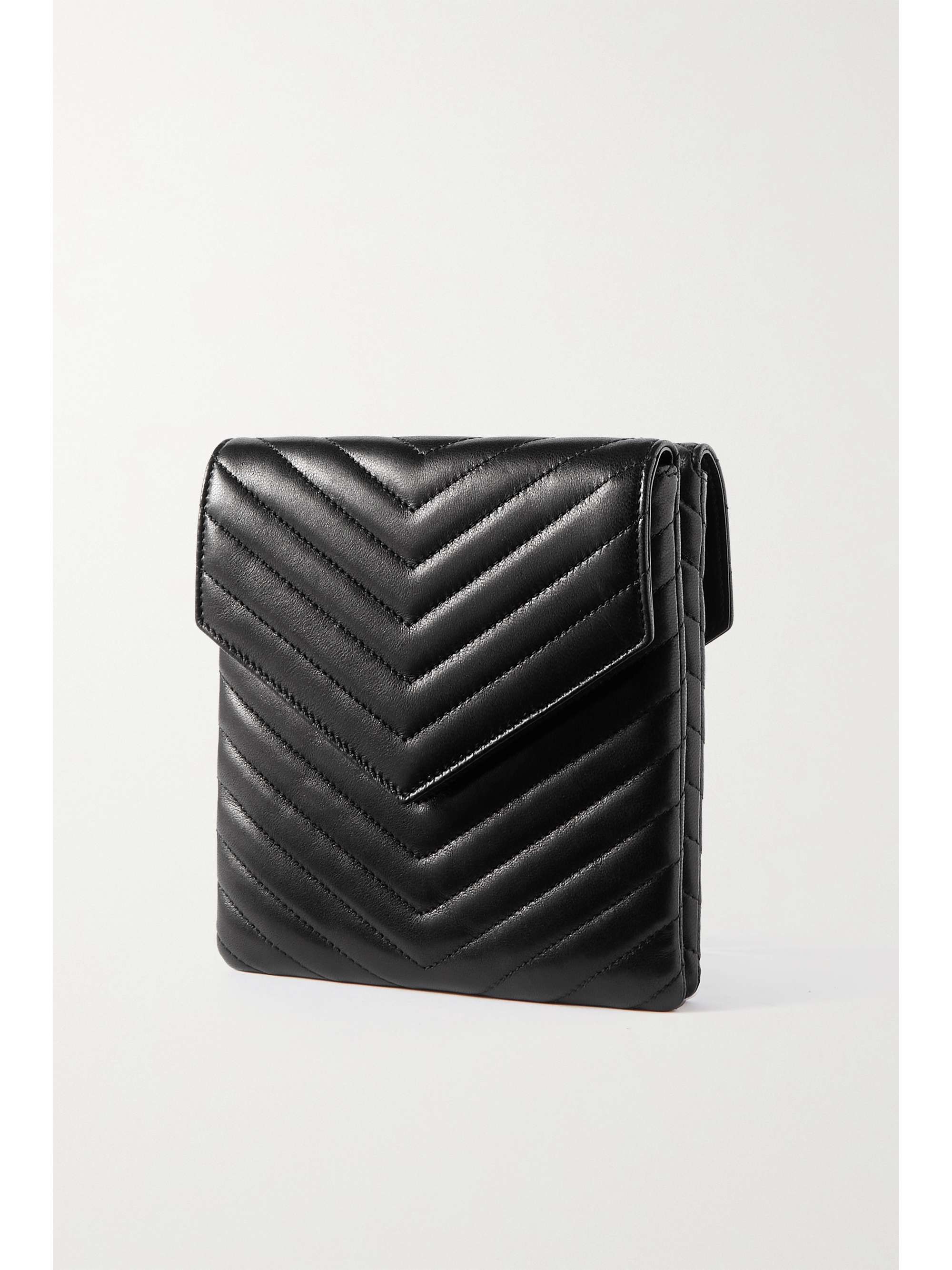 SAINT LAURENT Quilted leather shoulder bag NETAPORTER