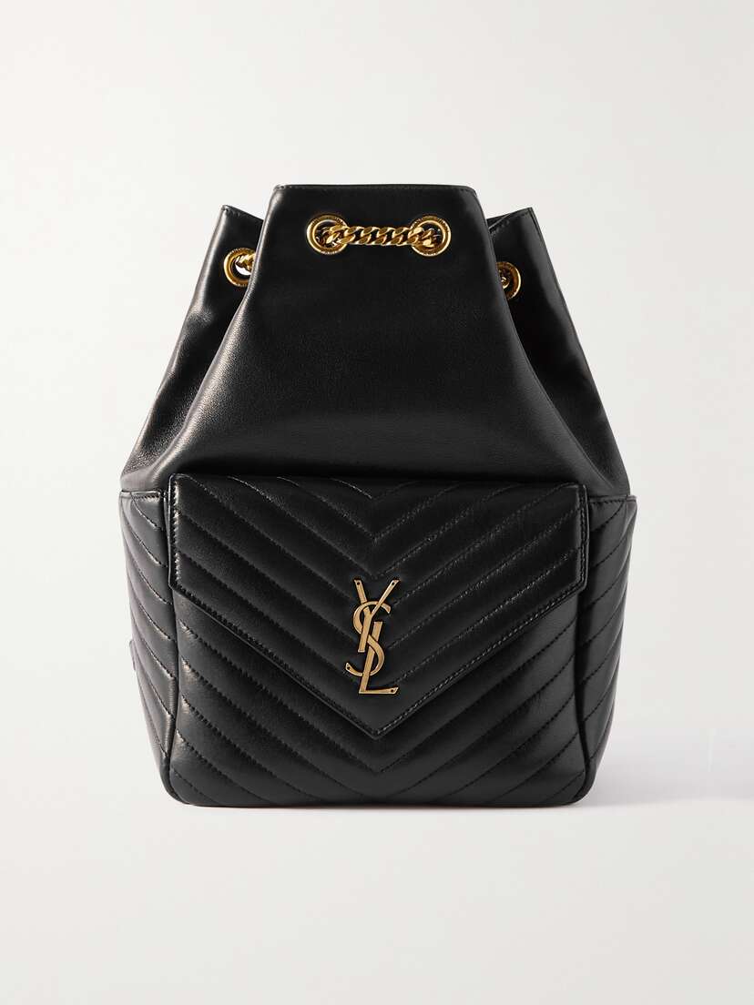 Saint Laurent Joe Quilted Leather Backpack
