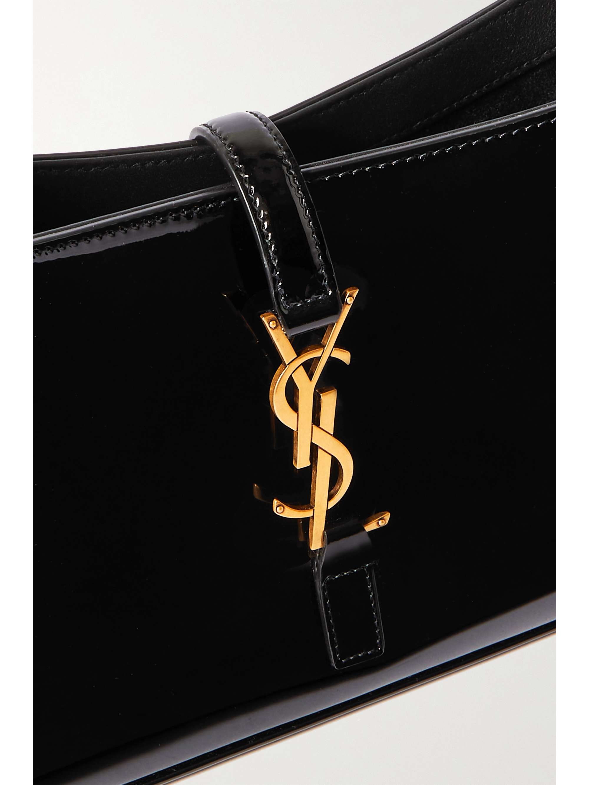 SAINT LAURENT Le 5 à 7 snake-effect leather shoulder bag