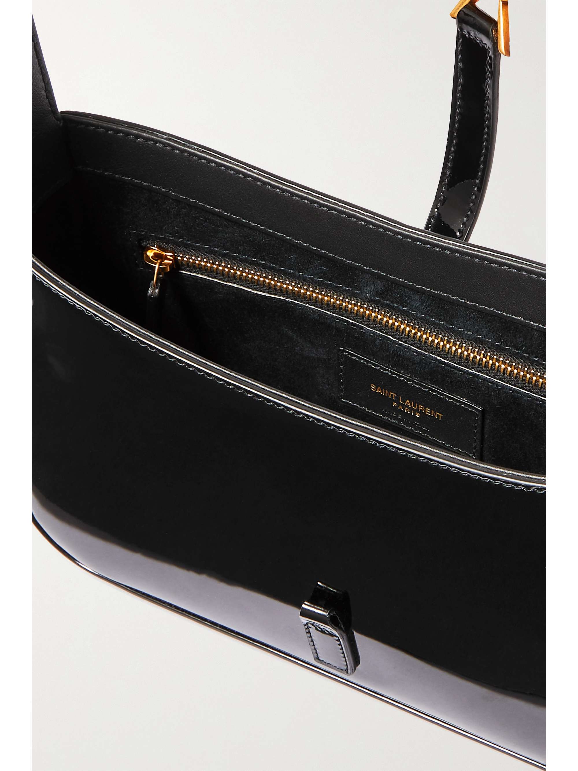 SAINT LAURENT Le 5 à 7 snake-effect leather shoulder bag