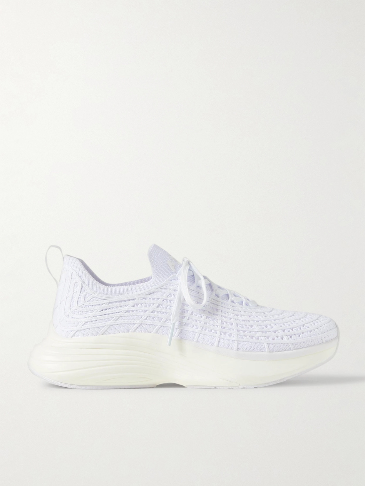 Apl Athletic Propulsion Labs Zipline Logo-embossed Woven Trainers In White